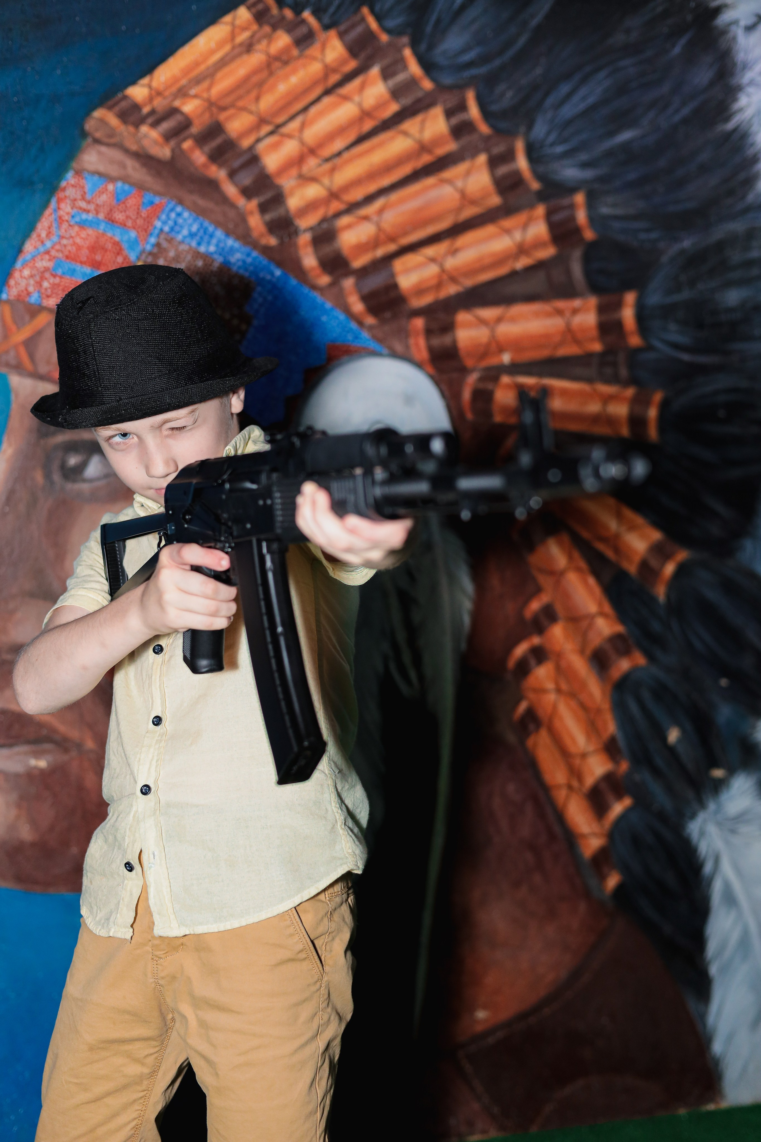 День рождение в стрелковом клубе. Фотограф Надршина Лилия