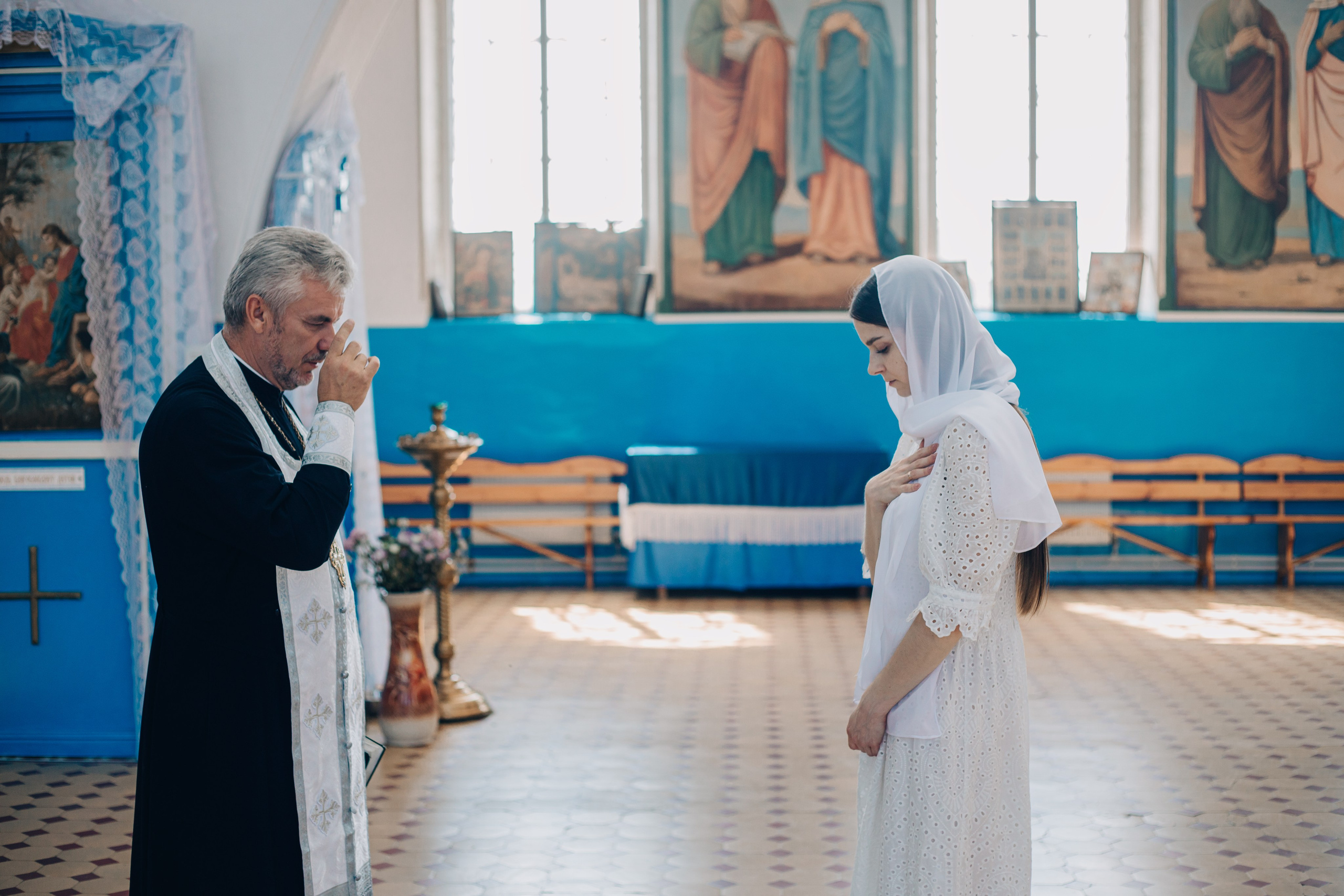 Фотосессия таинство крещения в Тихорецке. Свадебный и семейный фотограф в Краснодарском крае Мария Данилкина