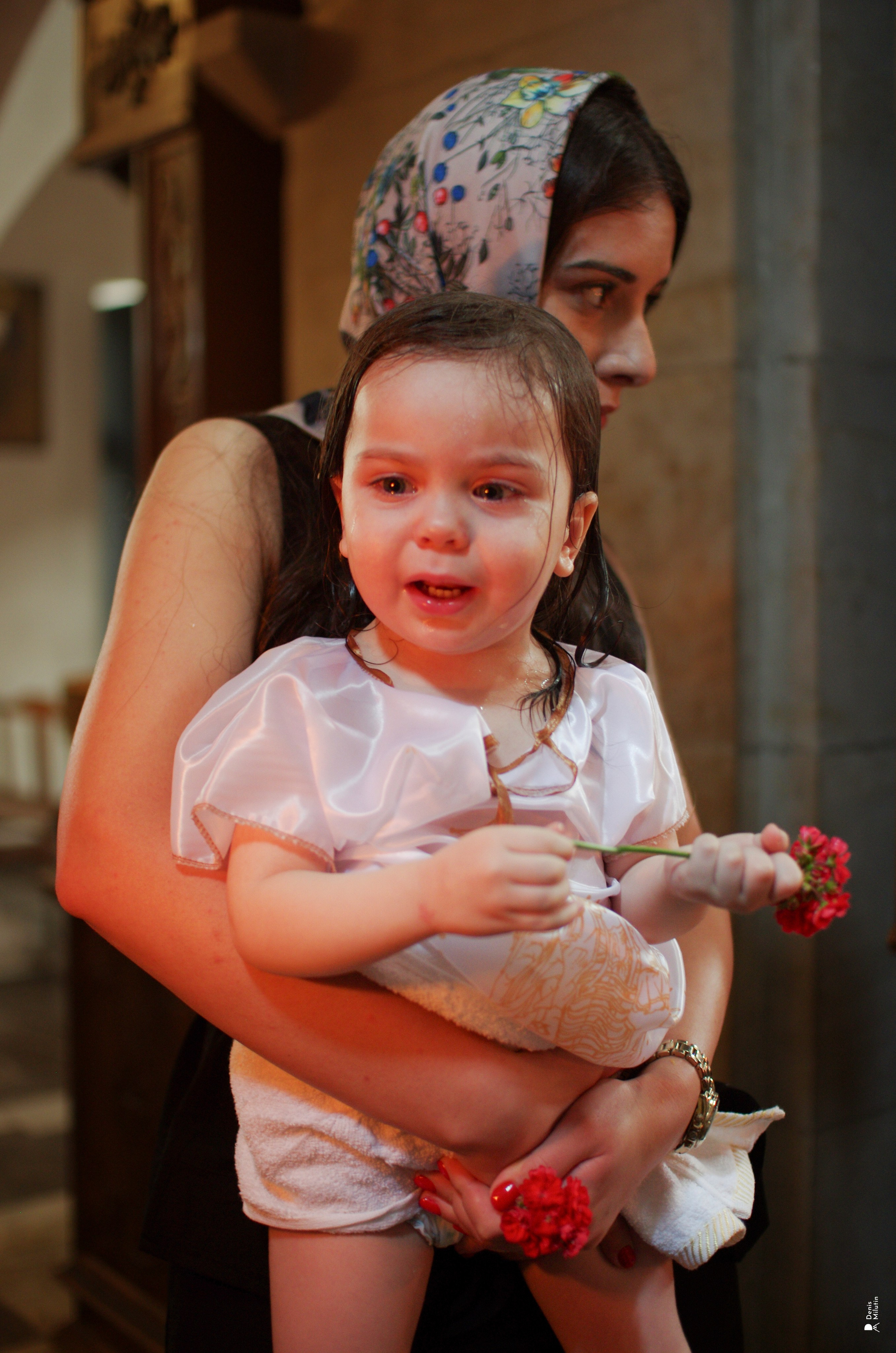 Крещение Сенаки. Портретный фотограф Денис Милютин