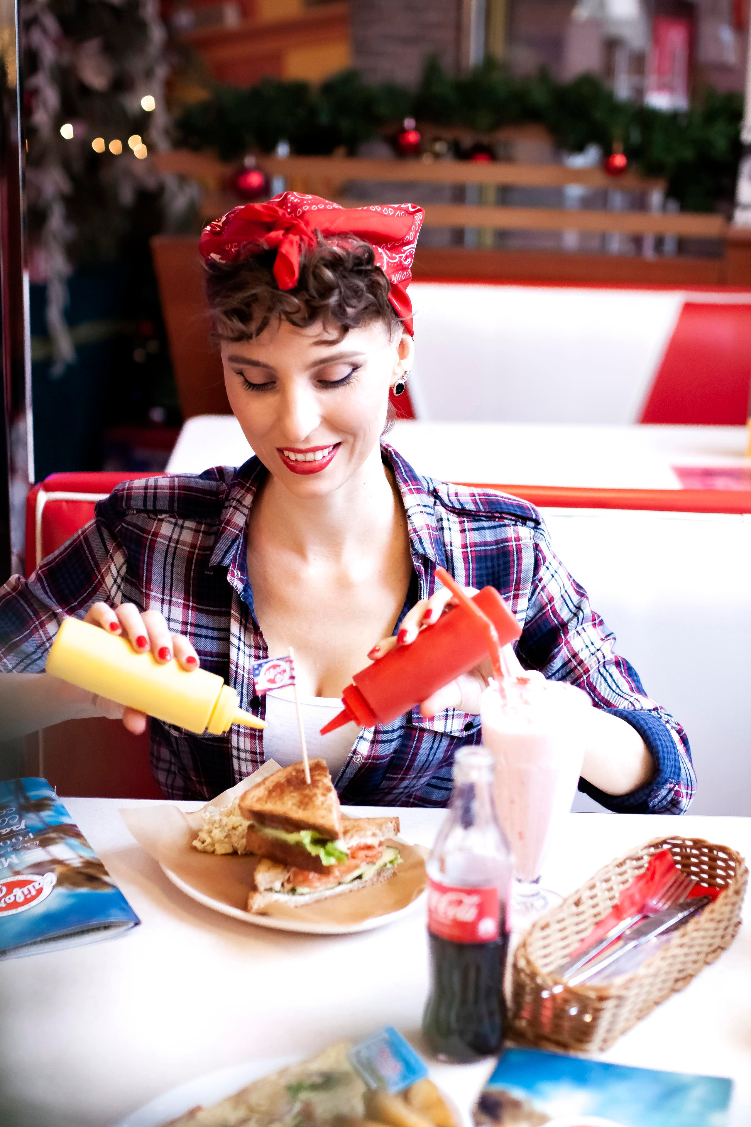 Надежда. Стилизованная сьемка. Америка 50-х. Профессиональный фотограф, Москва |Видное Елена Елизарова