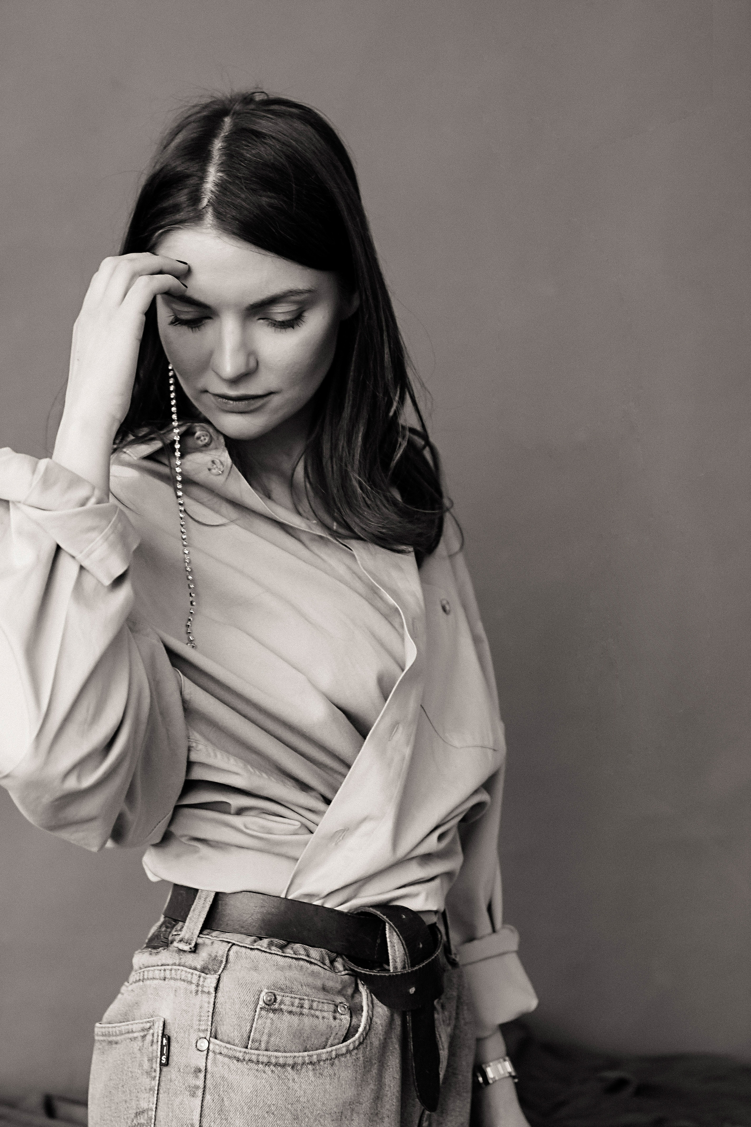 Натали. фотосессия в студии, много образов. Профессиональный фотограф, Москва |Видное Елена Елизарова