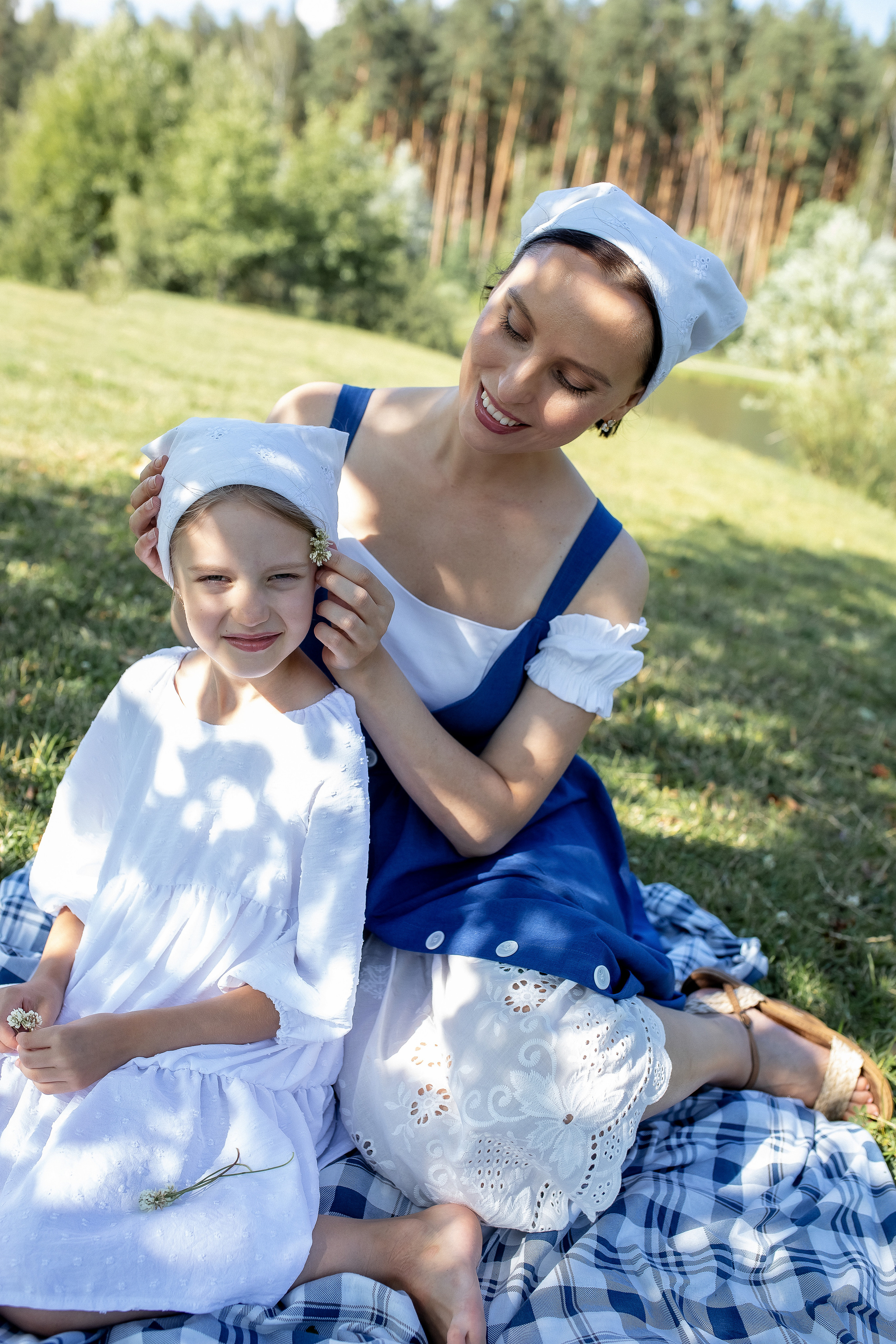 Надя и Алиса. Пикник. Лето. Профессиональный фотограф, Москва |Видное Елена Елизарова