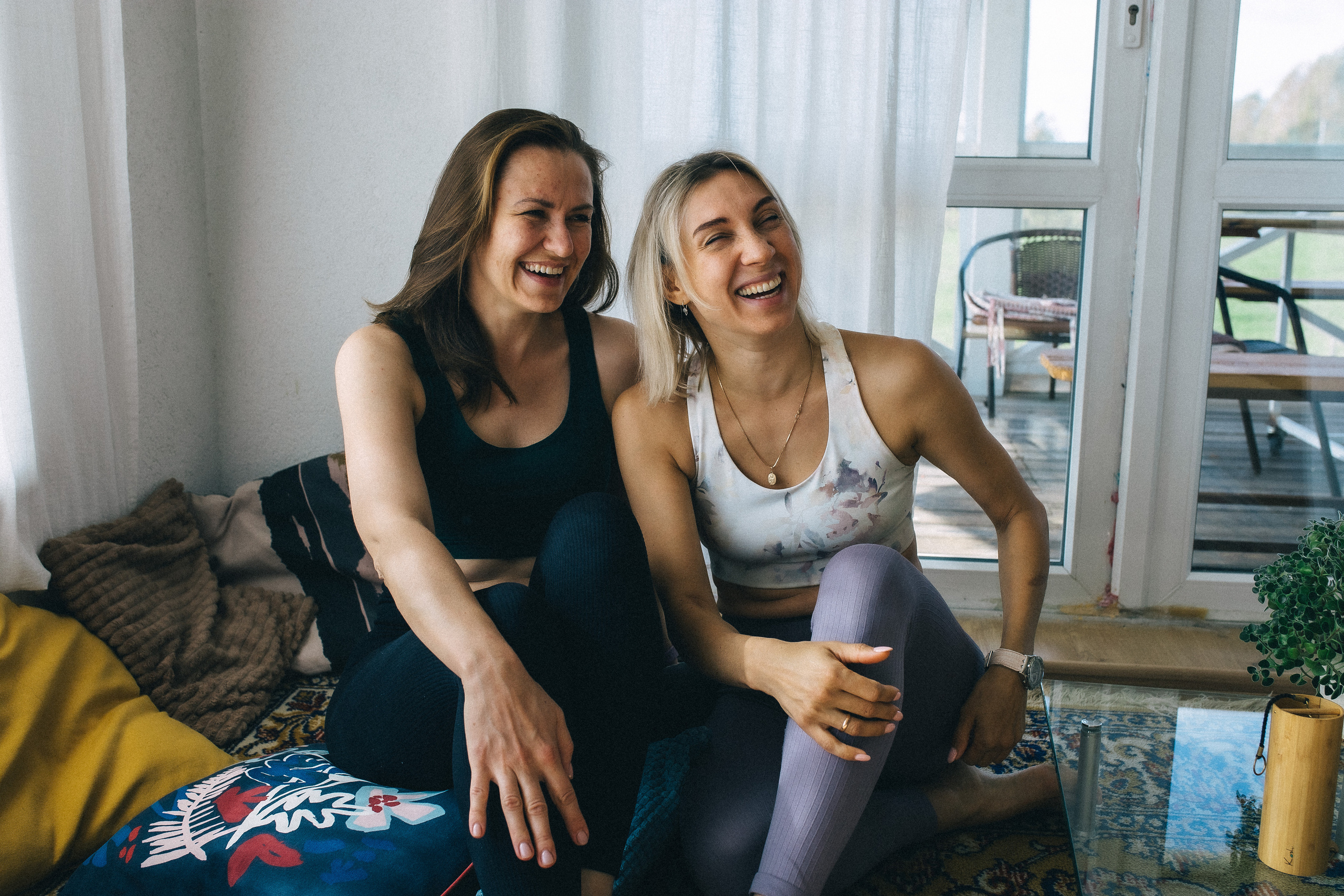 Йога дача. Идея постановочная, а эмоции неподдельные!. Профессиональный фотограф, Москва |Видное Елена Елизарова