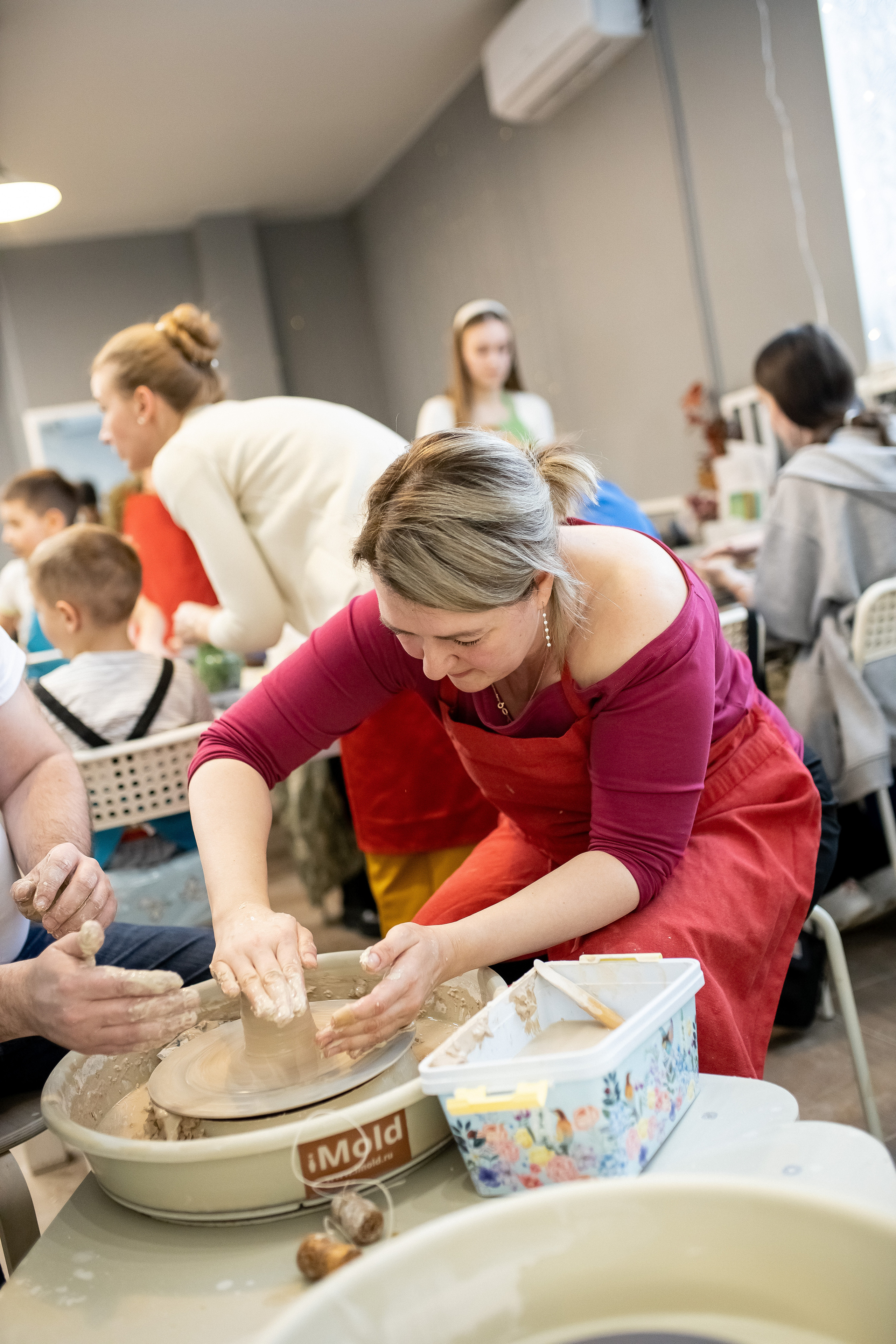 День рождения Светланы. Гончарная студия. Профессиональный фотограф, Москва |Видное Елена Елизарова