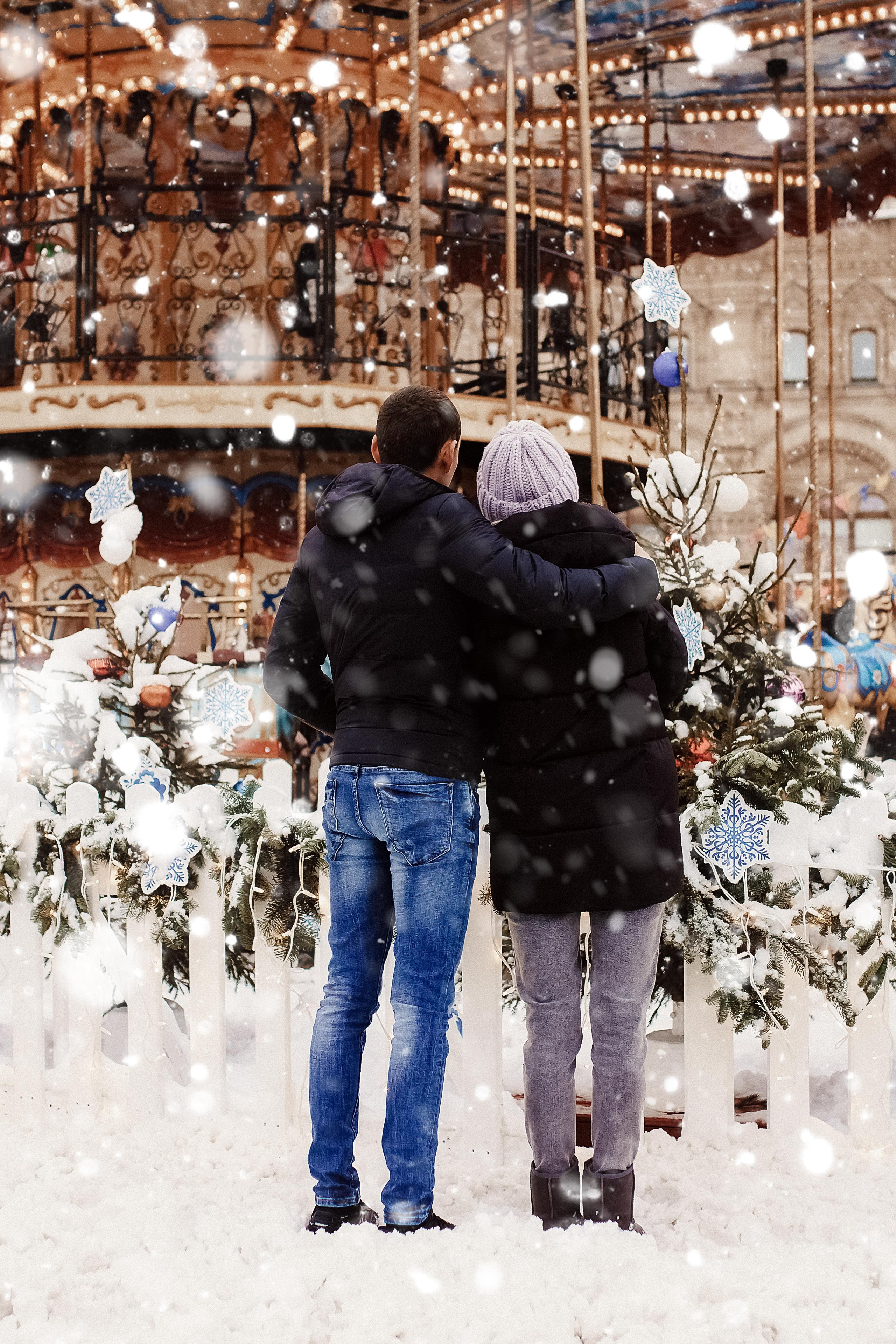 Денис и Алеся. Новогодний фотодень. Профессиональный фотограф, Москва |Видное Елена Елизарова