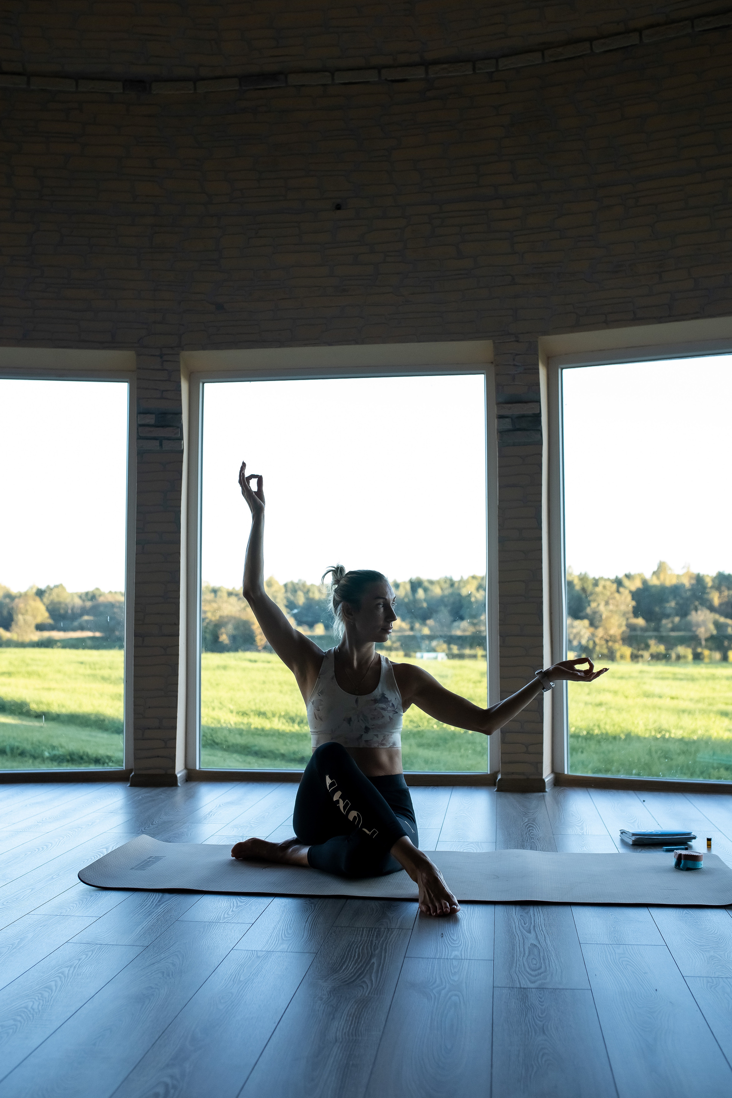 Йога дача. Выезд на природу. Профессиональный фотограф, Москва |Видное Елена Елизарова