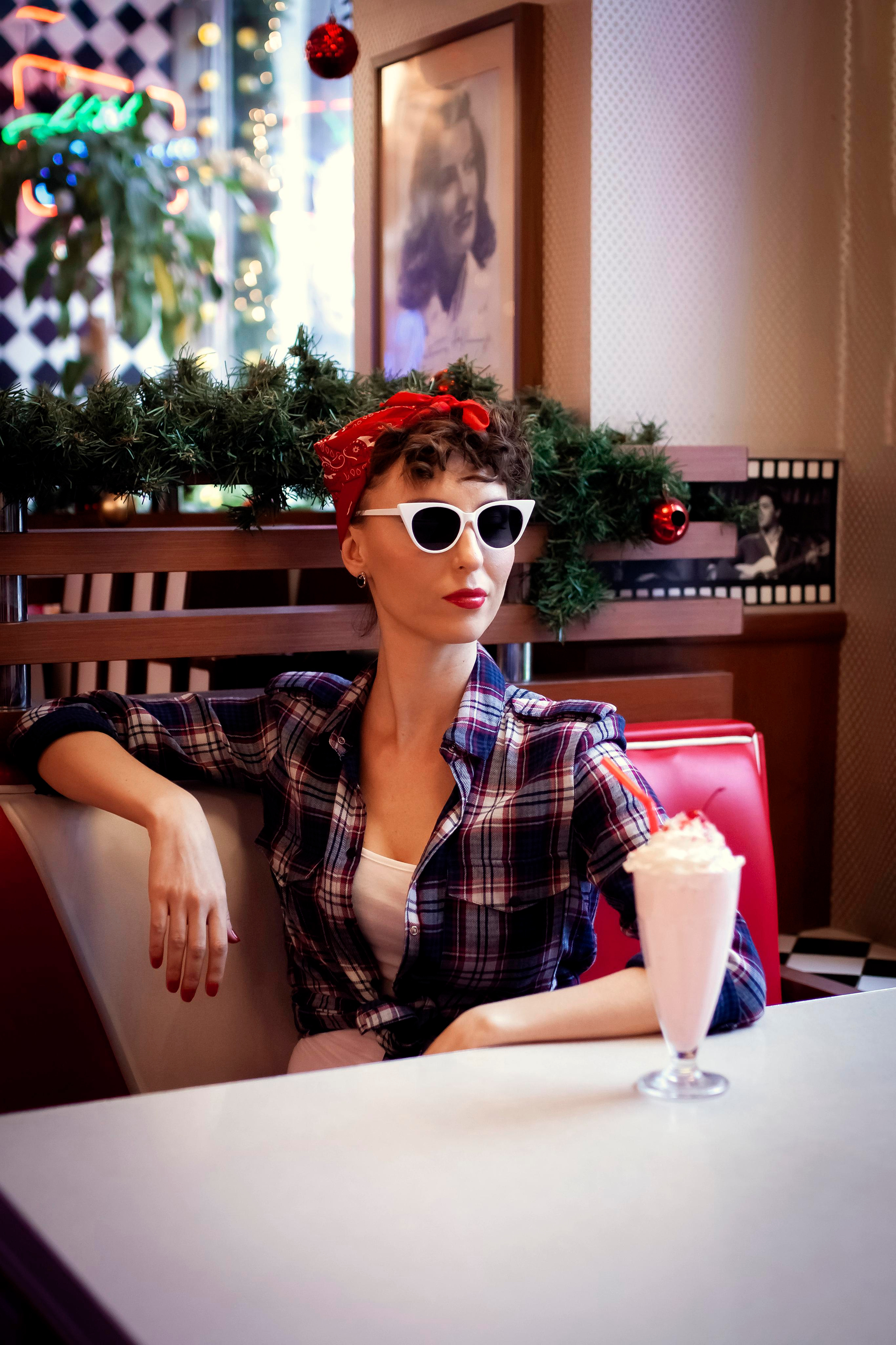 Надежда. Стилизованная сьемка. Америка 50-х. Профессиональный фотограф, Москва |Видное Елена Елизарова