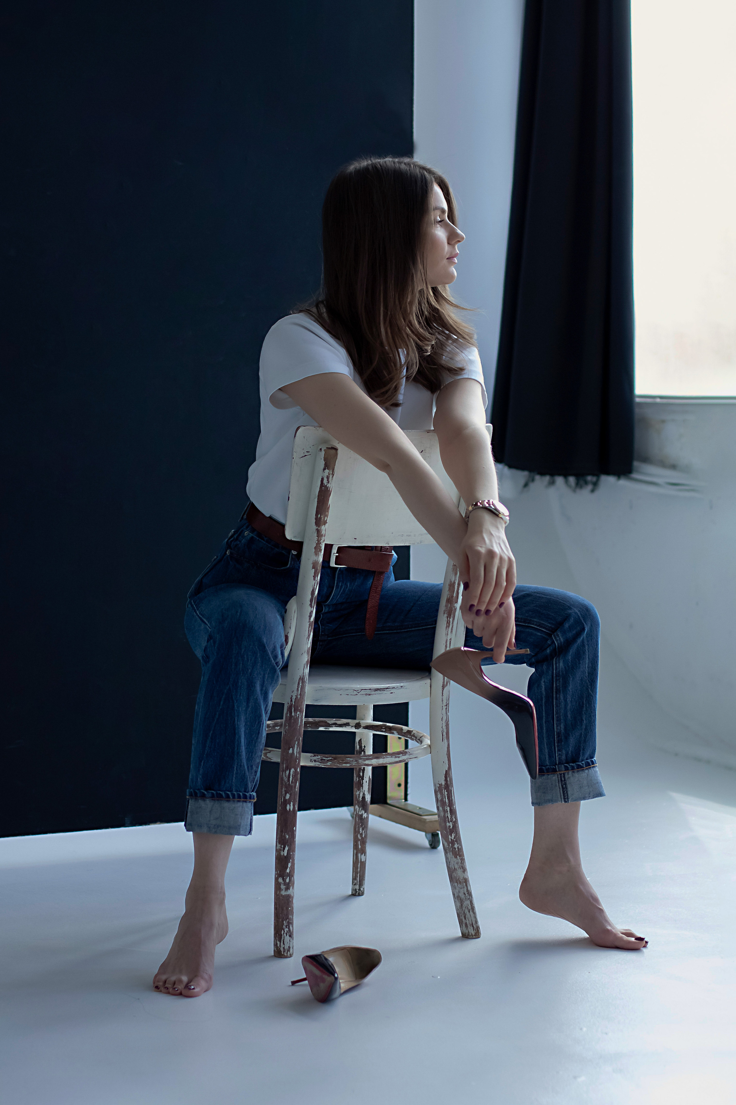 Натали. фотосессия в студии, много образов. Профессиональный фотограф, Москва |Видное Елена Елизарова