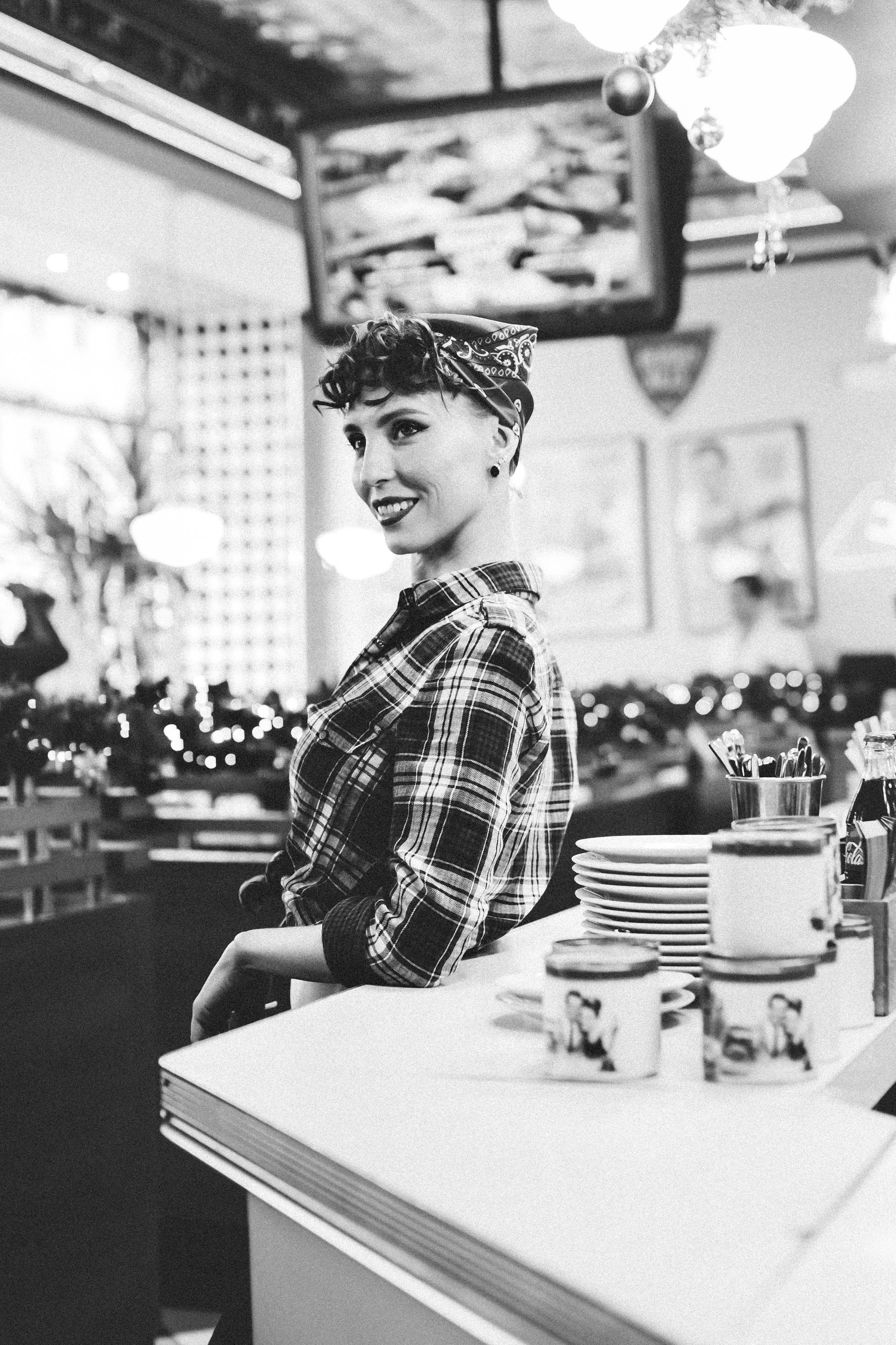 Надежда. Стилизованная сьемка. Америка 50-х. Профессиональный фотограф, Москва |Видное Елена Елизарова