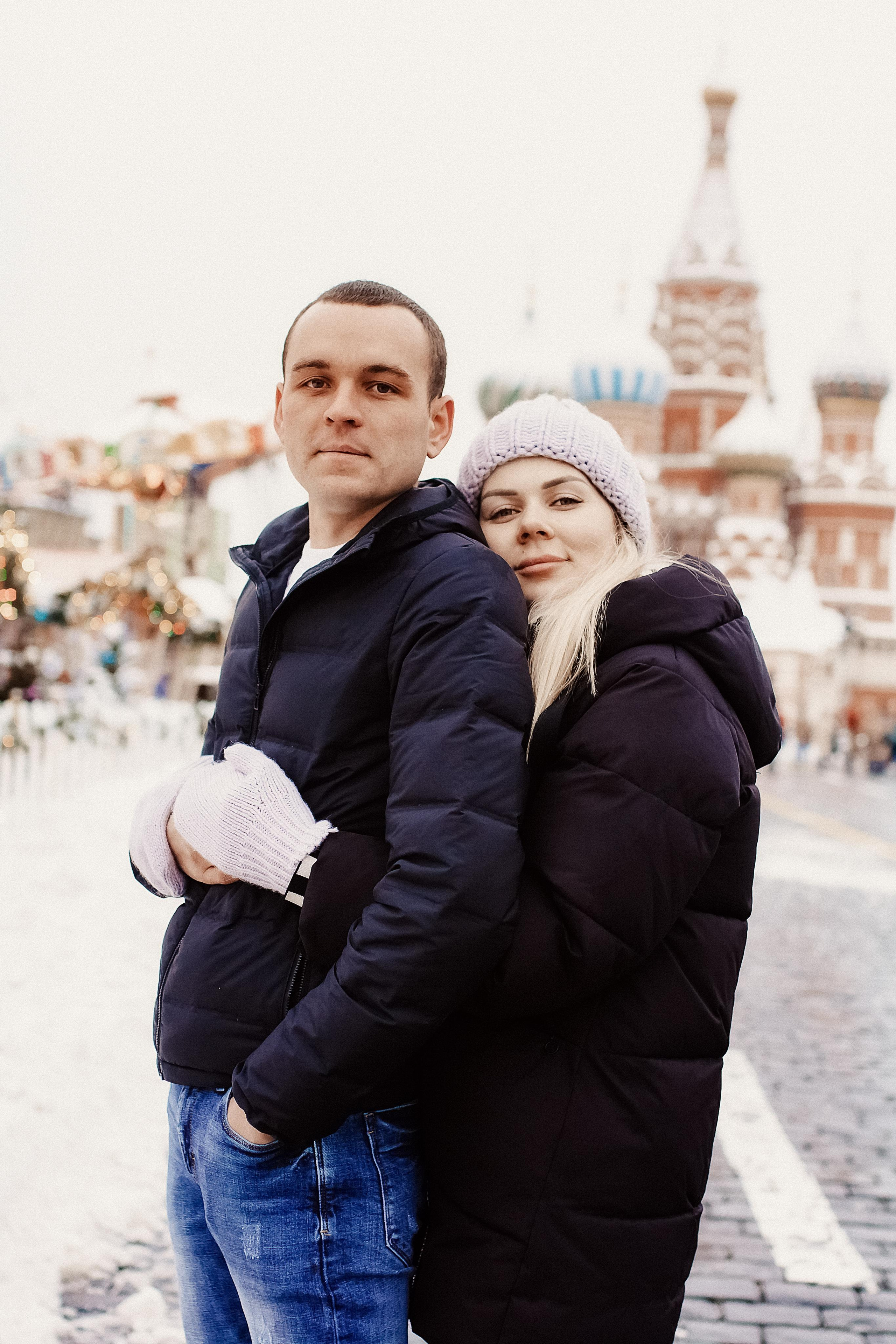 Денис и Алеся. Новогодний фотодень. Профессиональный фотограф, Москва |Видное Елена Елизарова