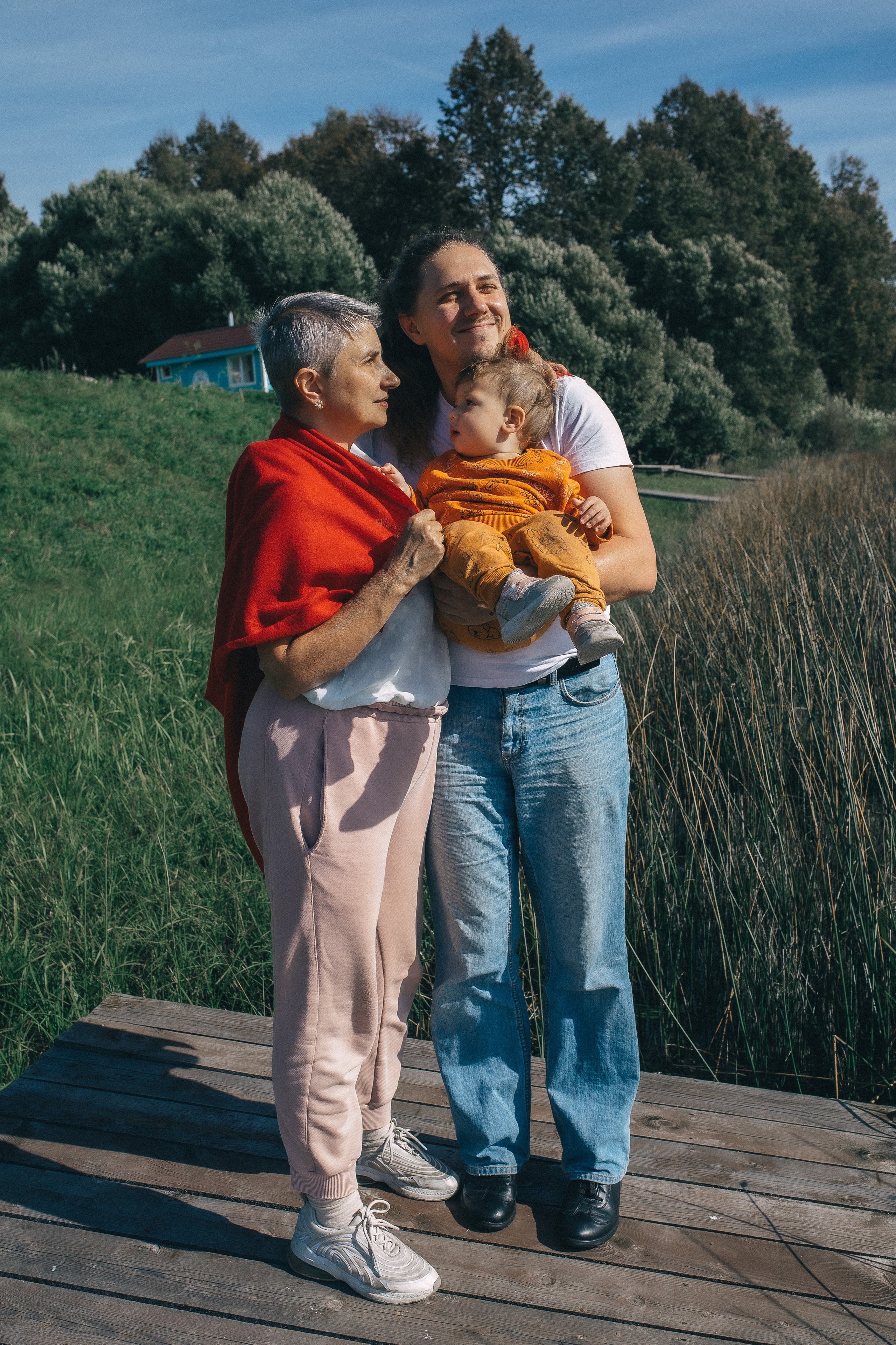 Йога дача. Идея постановочная, а эмоции неподдельные!. Профессиональный фотограф, Москва |Видное Елена Елизарова