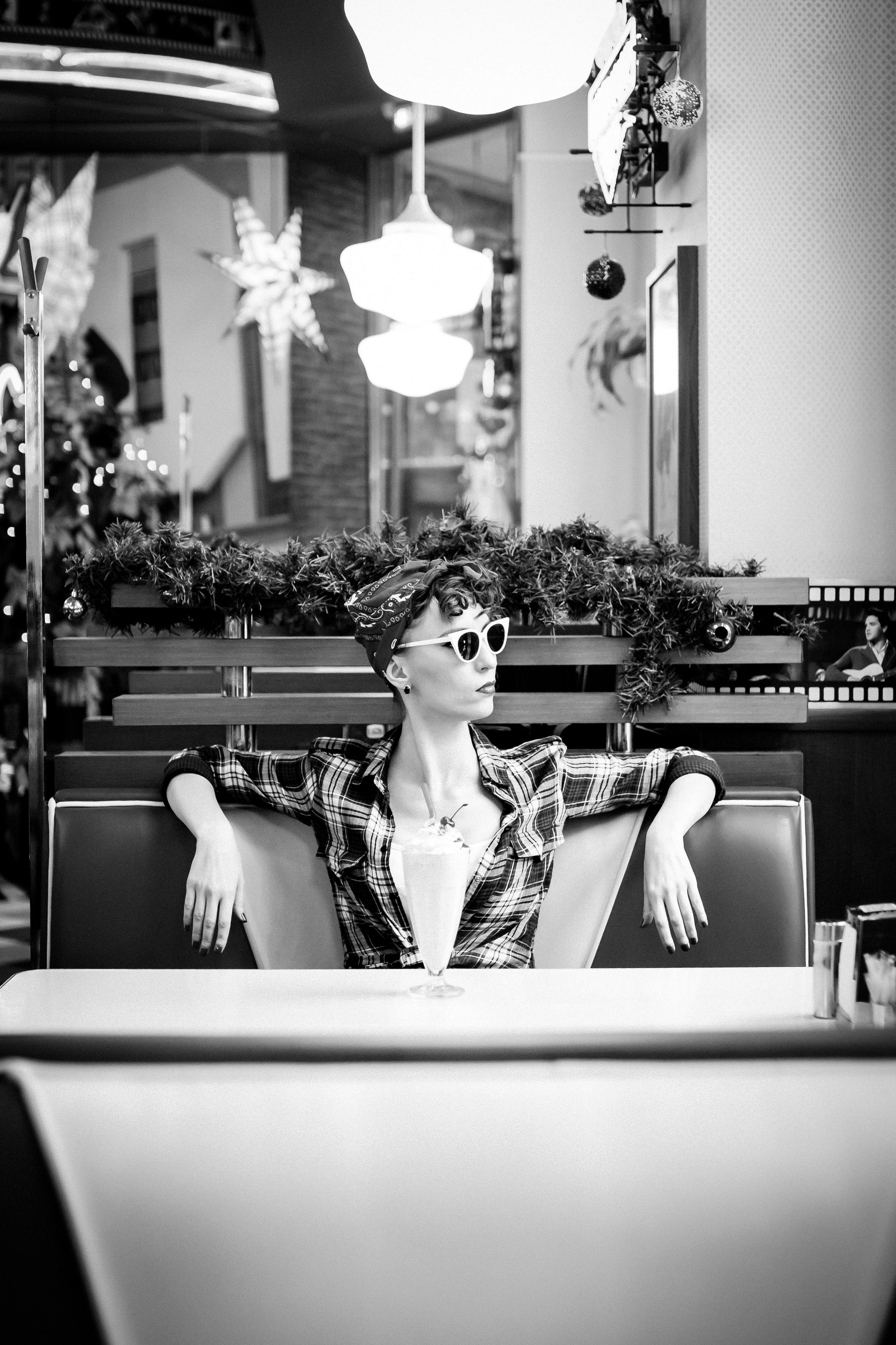 Надежда. Стилизованная сьемка. Америка 50-х. Профессиональный фотограф, Москва |Видное Елена Елизарова