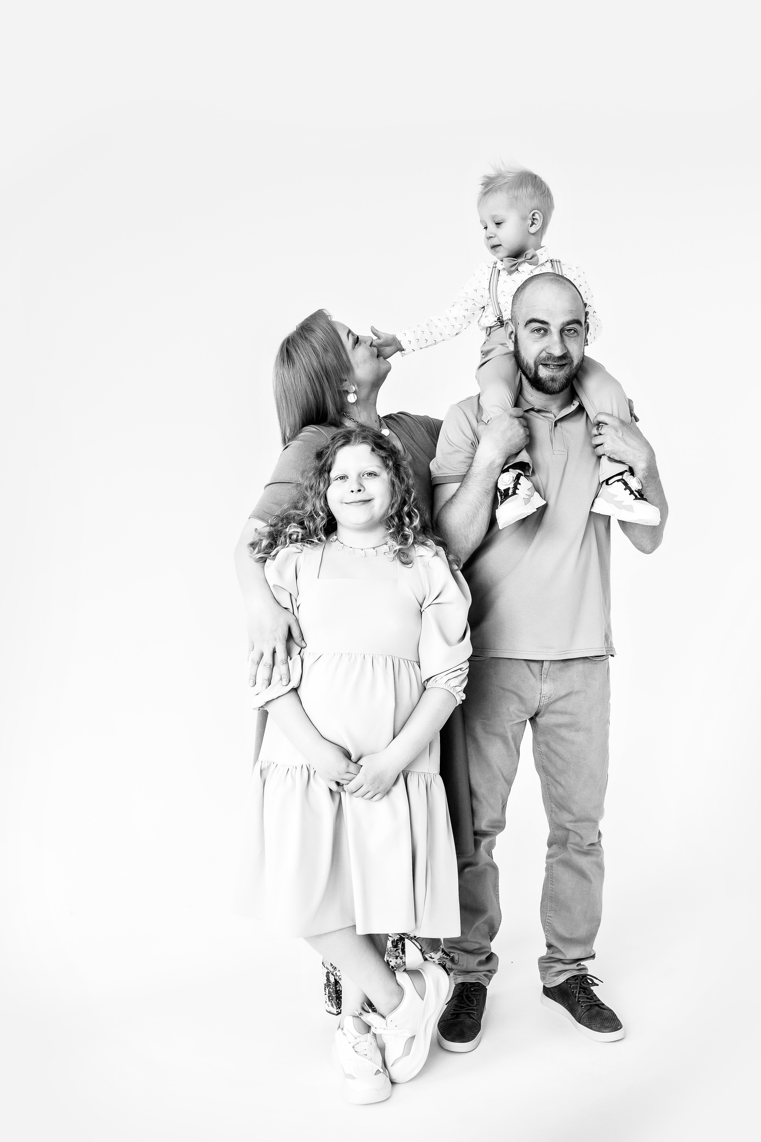 Оля и семья. Студия. Профессиональный фотограф, Москва |Видное Елена Елизарова