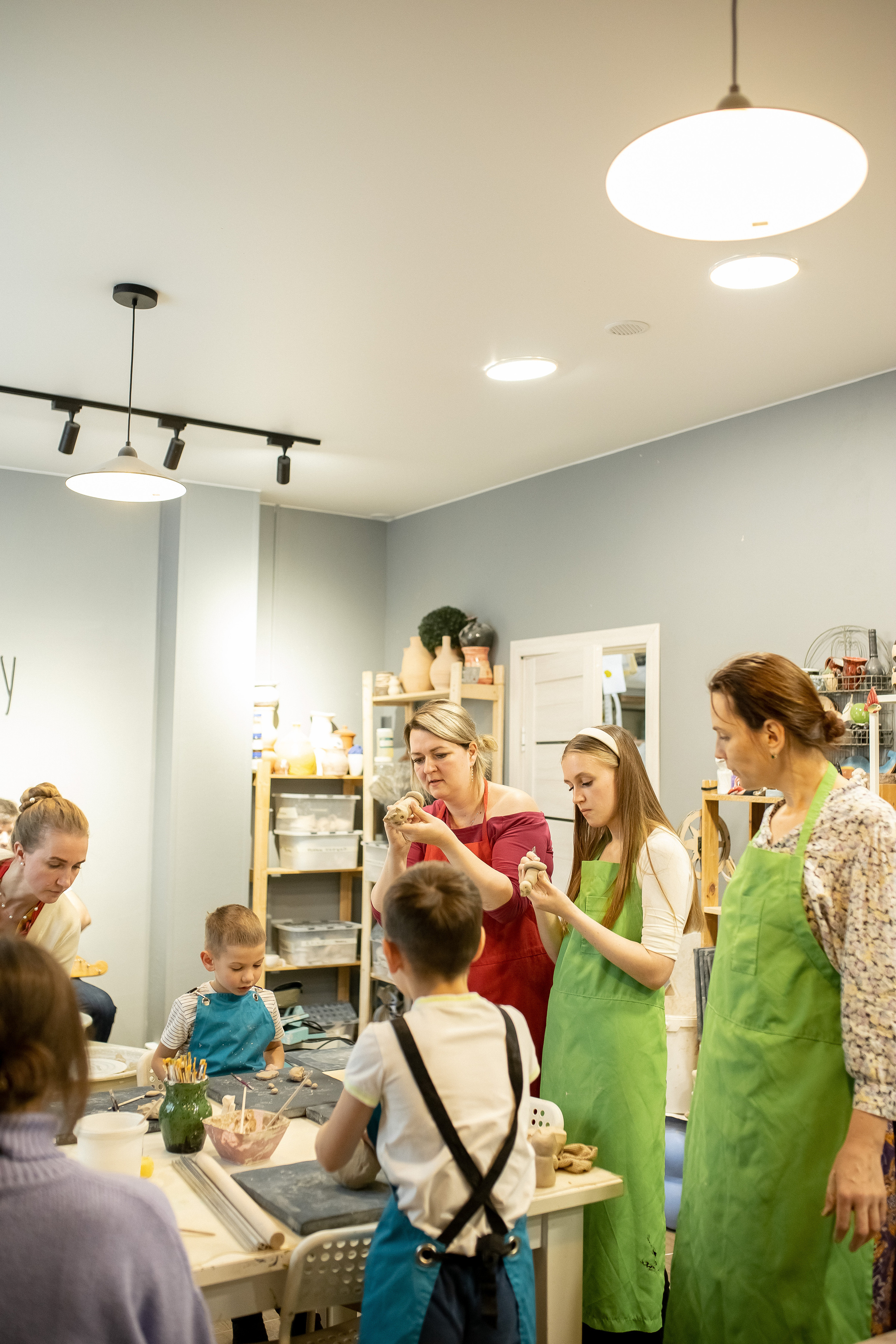 День рождения Светланы. Гончарная студия. Профессиональный фотограф, Москва |Видное Елена Елизарова