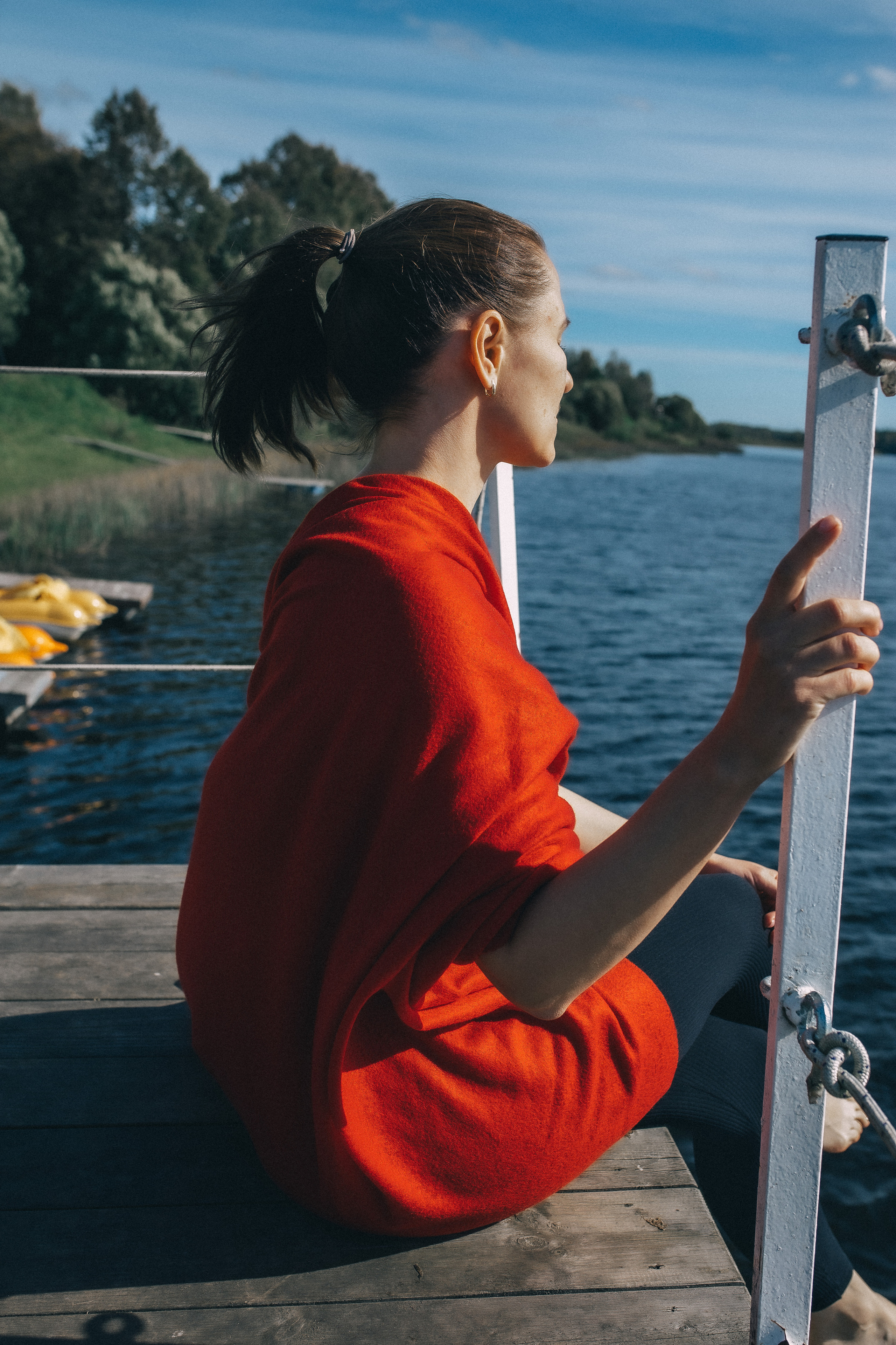 Йога дача. Идея постановочная, а эмоции неподдельные!. Профессиональный фотограф, Москва |Видное Елена Елизарова