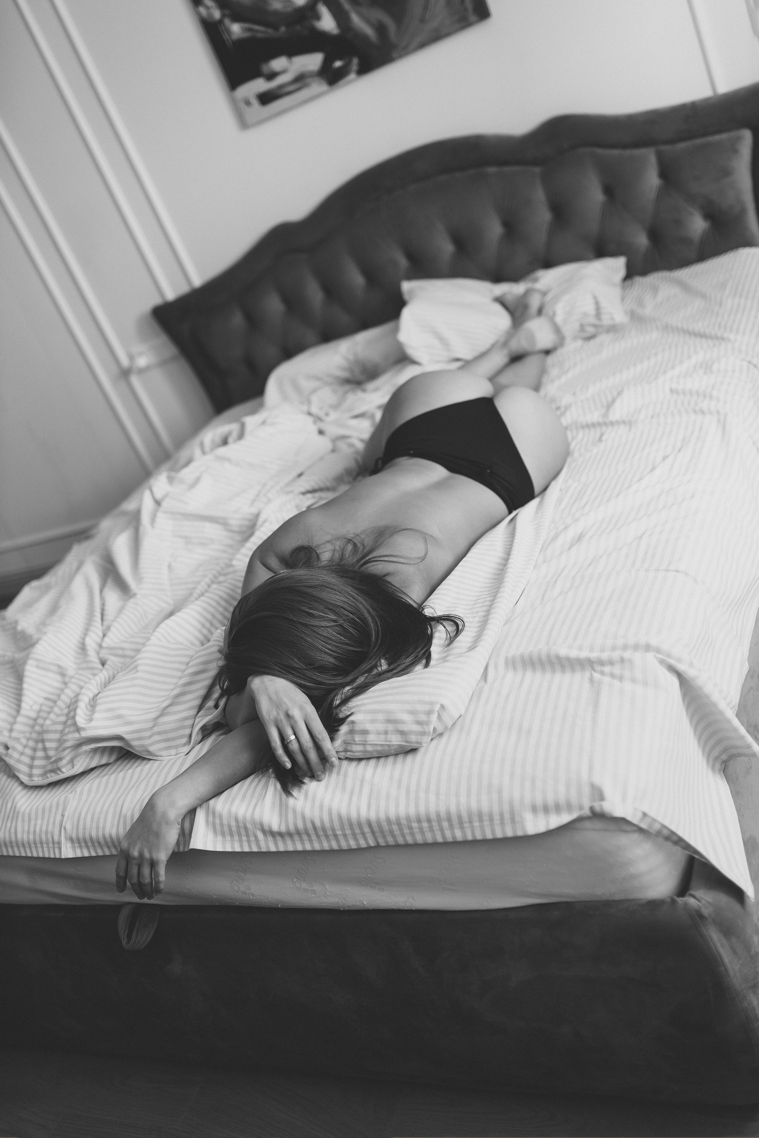 Анна. Ранее утро, фотосессия дома. Профессиональный фотограф, Москва |Видное Елена Елизарова