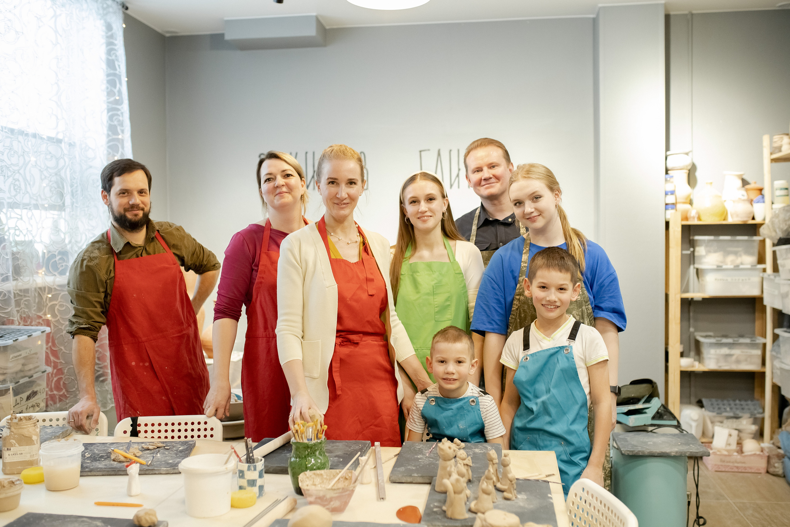 День рождения Светланы. Гончарная студия. Профессиональный фотограф, Москва |Видное Елена Елизарова
