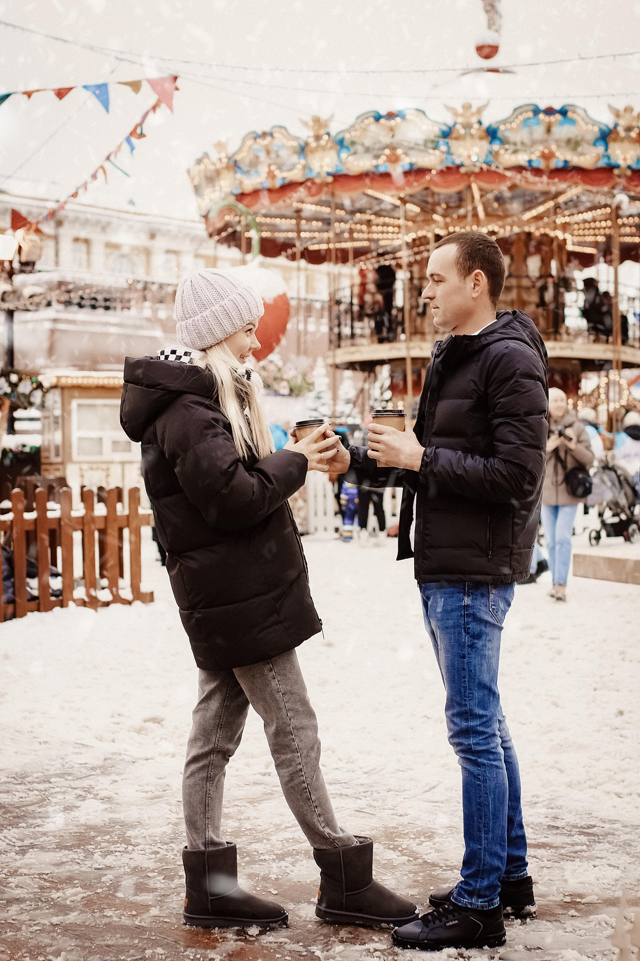 Денис и Алеся. Новогодний фотодень. Профессиональный фотограф, Москва |Видное Елена Елизарова