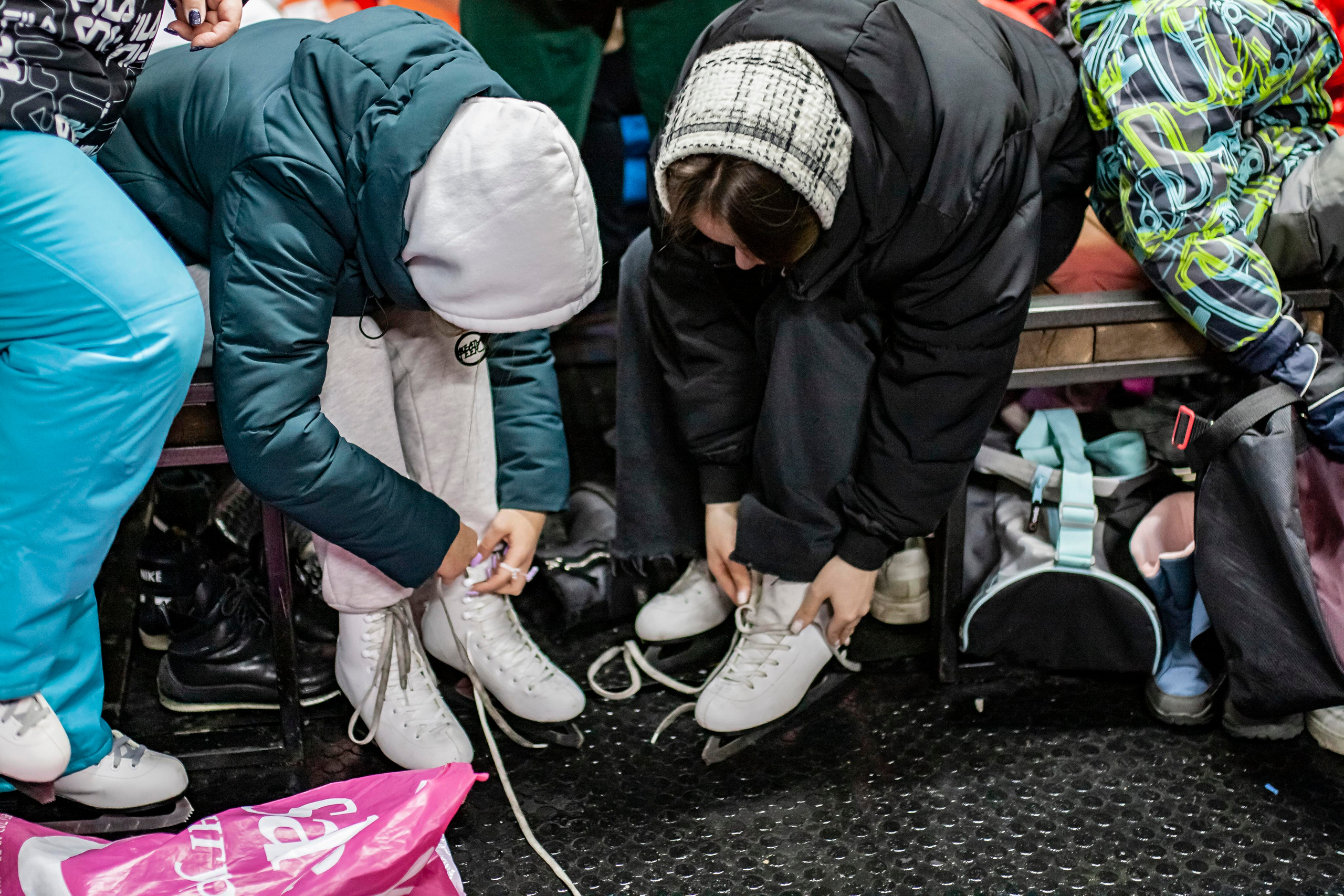 Каток. Веселое катание. Профессиональный фотограф, Москва |Видное Елена Елизарова