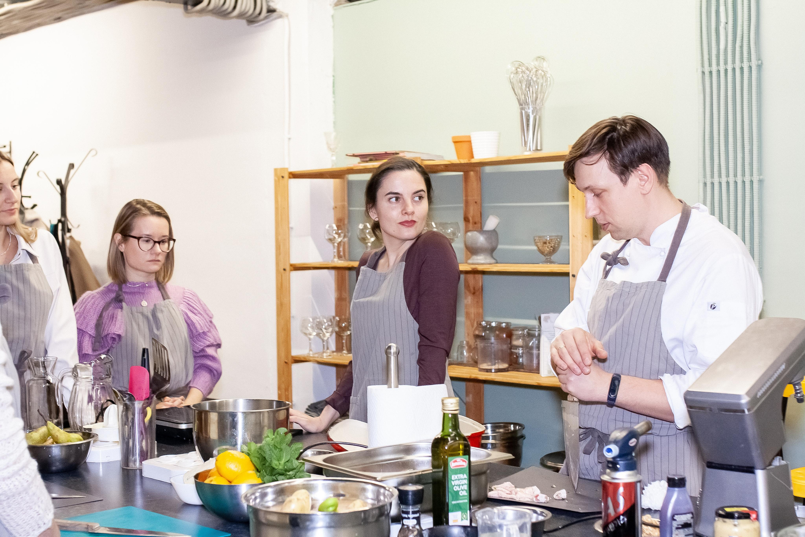 Девичник в кулинарной студии. Профессиональный фотограф, Москва |Видное Елена Елизарова