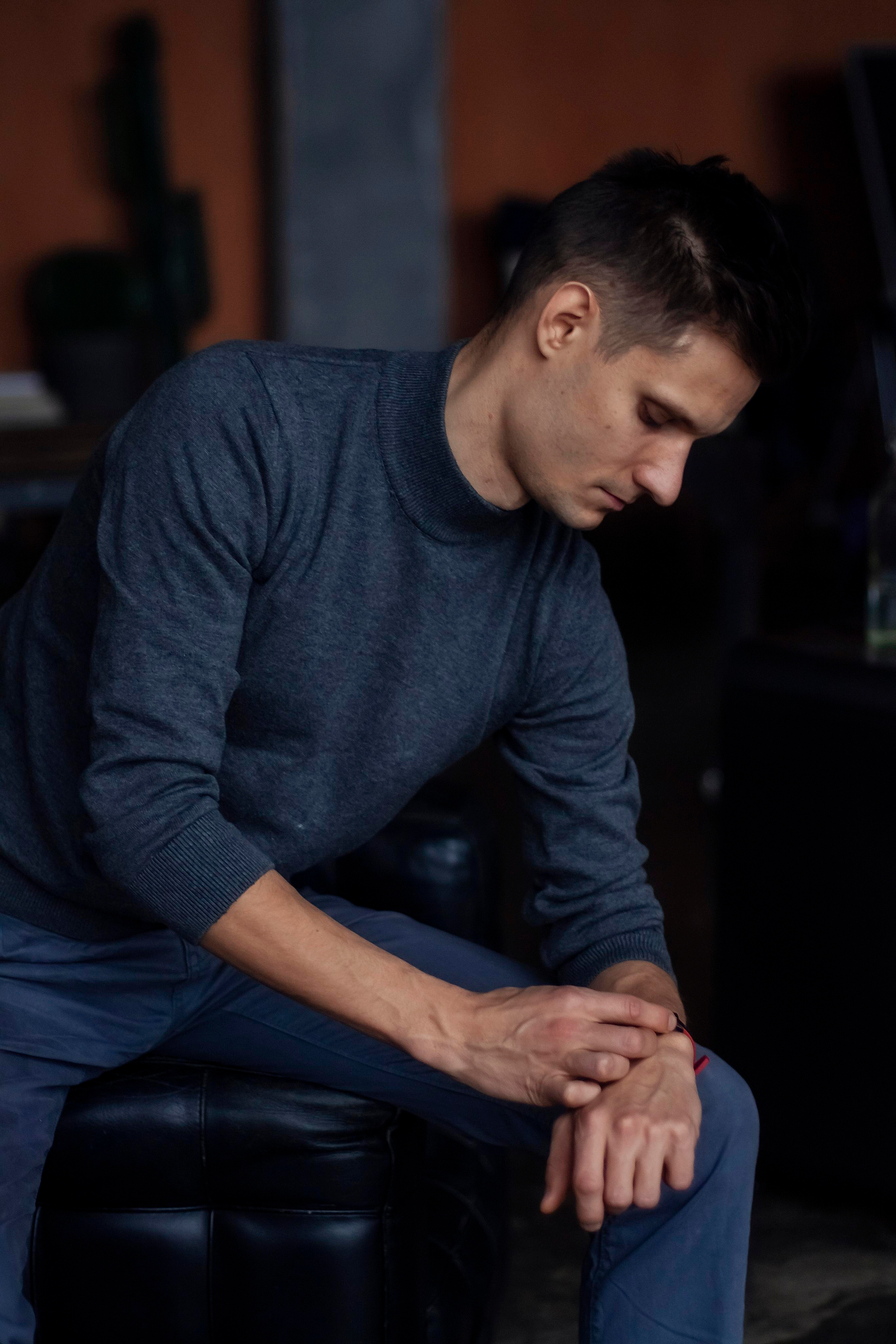 Евгений. Стильная сьемка в студии. Профессиональный фотограф, Москва |Видное Елена Елизарова