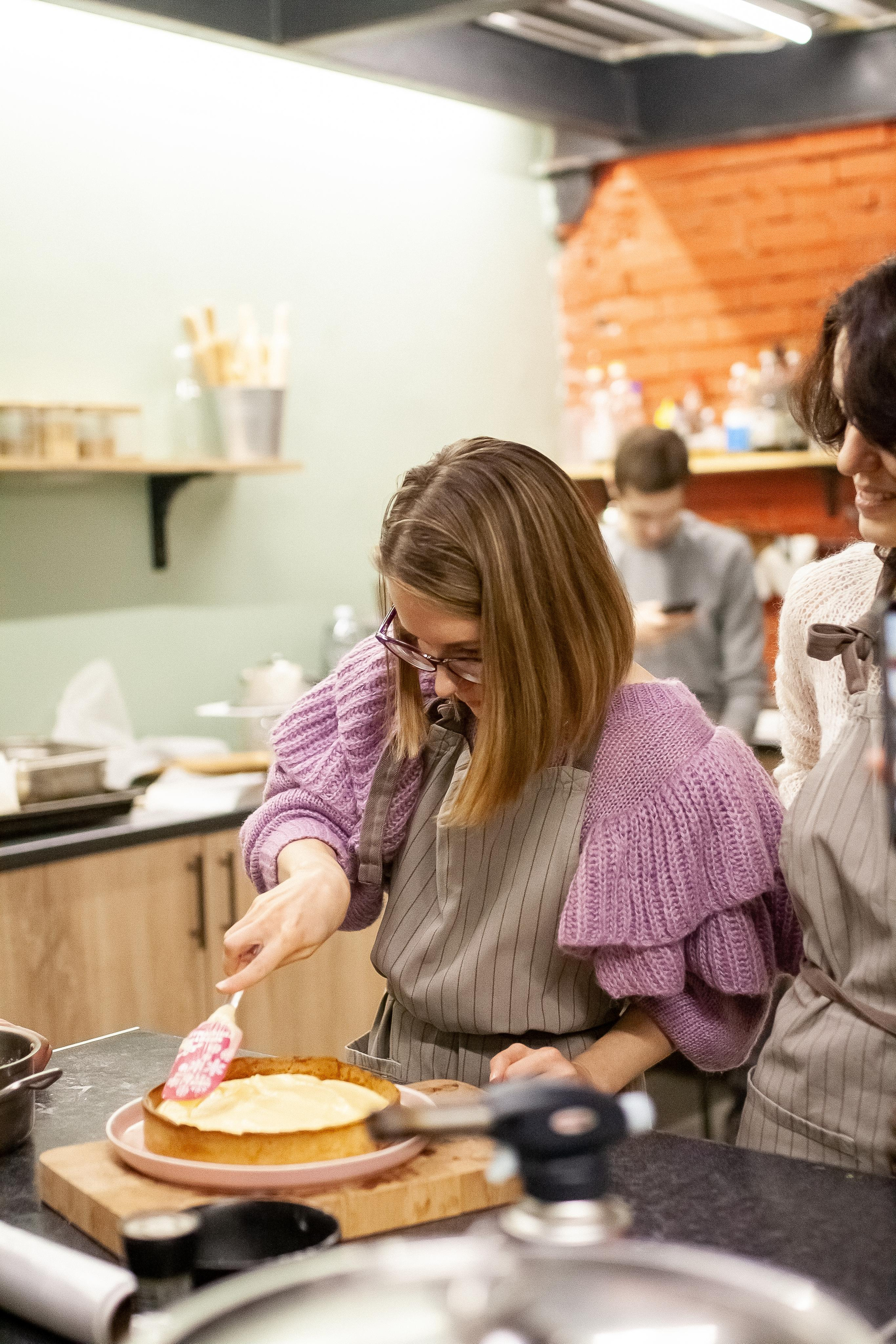 Девичник в кулинарной студии. Профессиональный фотограф, Москва |Видное Елена Елизарова