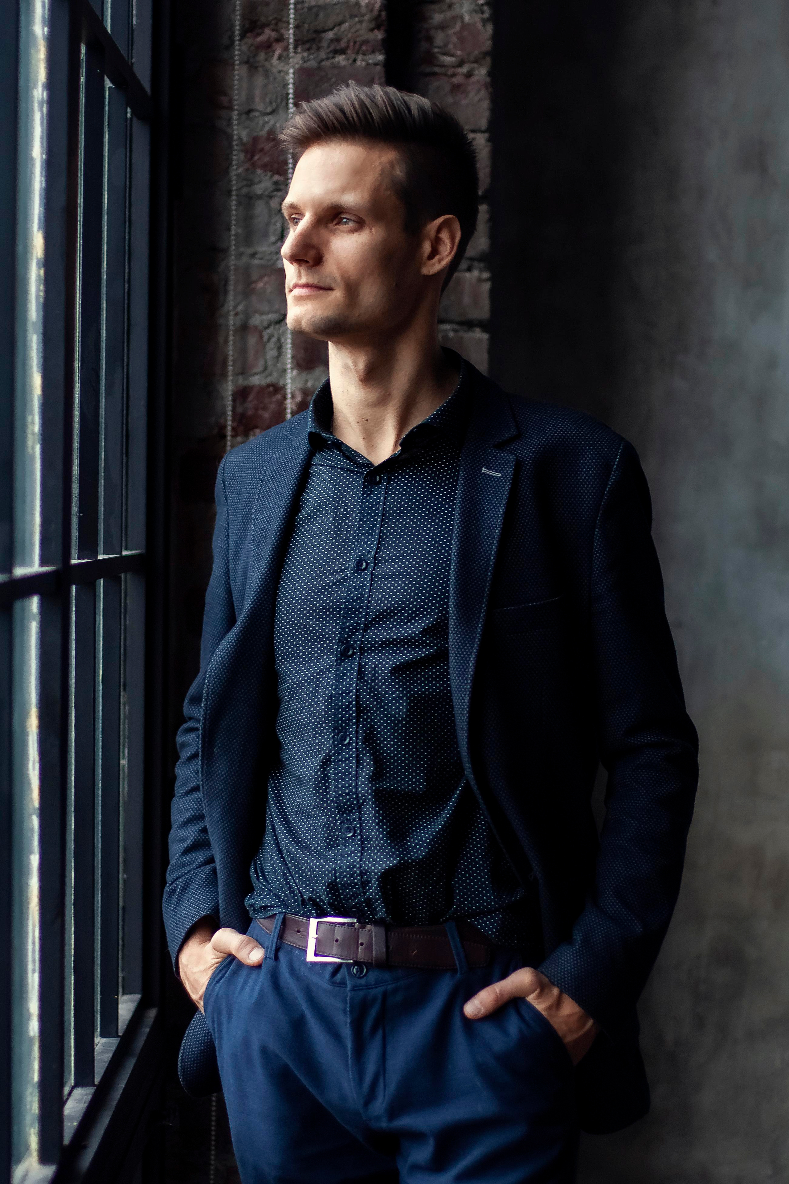 Евгений. Стильная сьемка в студии. Профессиональный фотограф, Москва |Видное Елена Елизарова