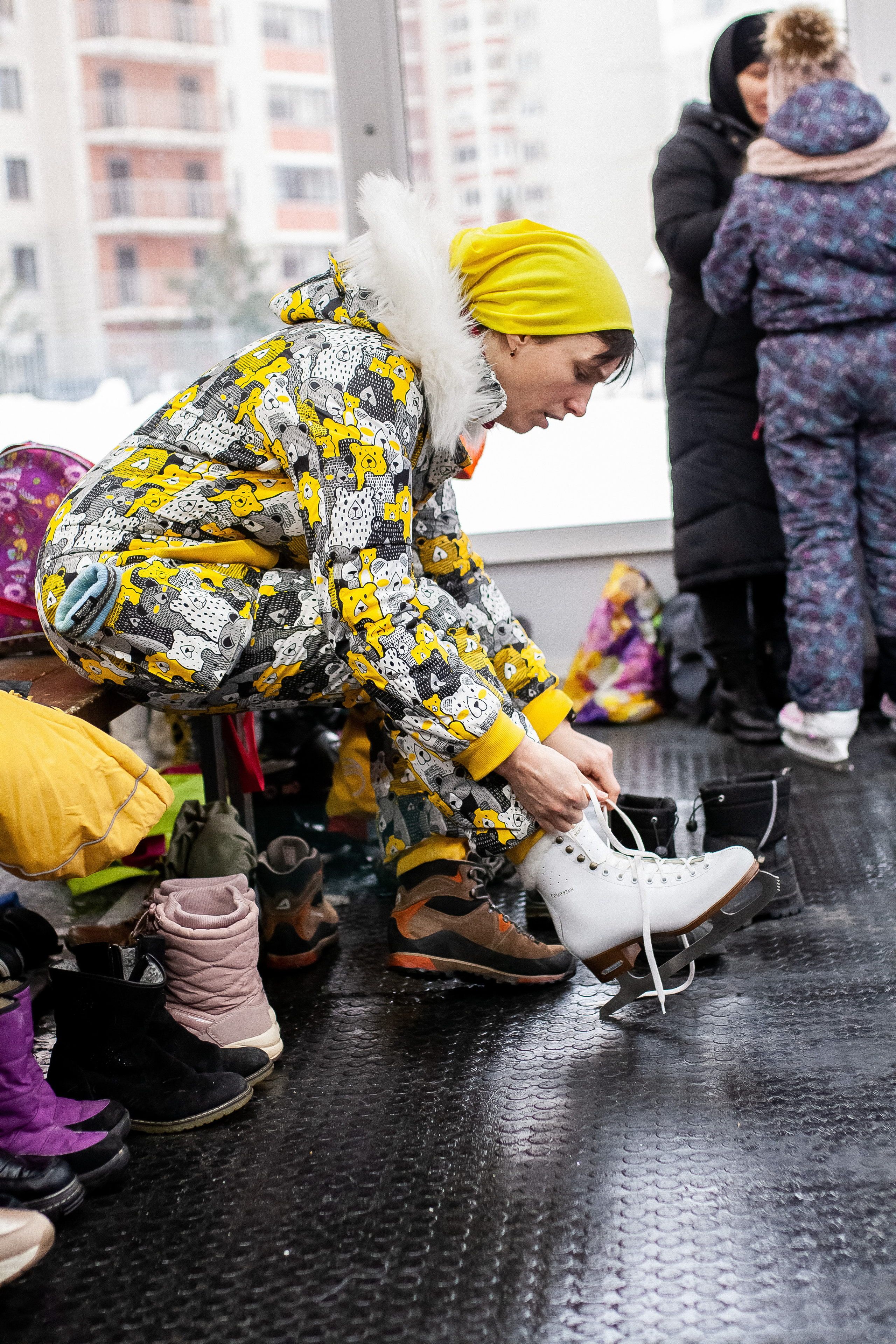 Каток. Веселое катание. Профессиональный фотограф, Москва |Видное Елена Елизарова