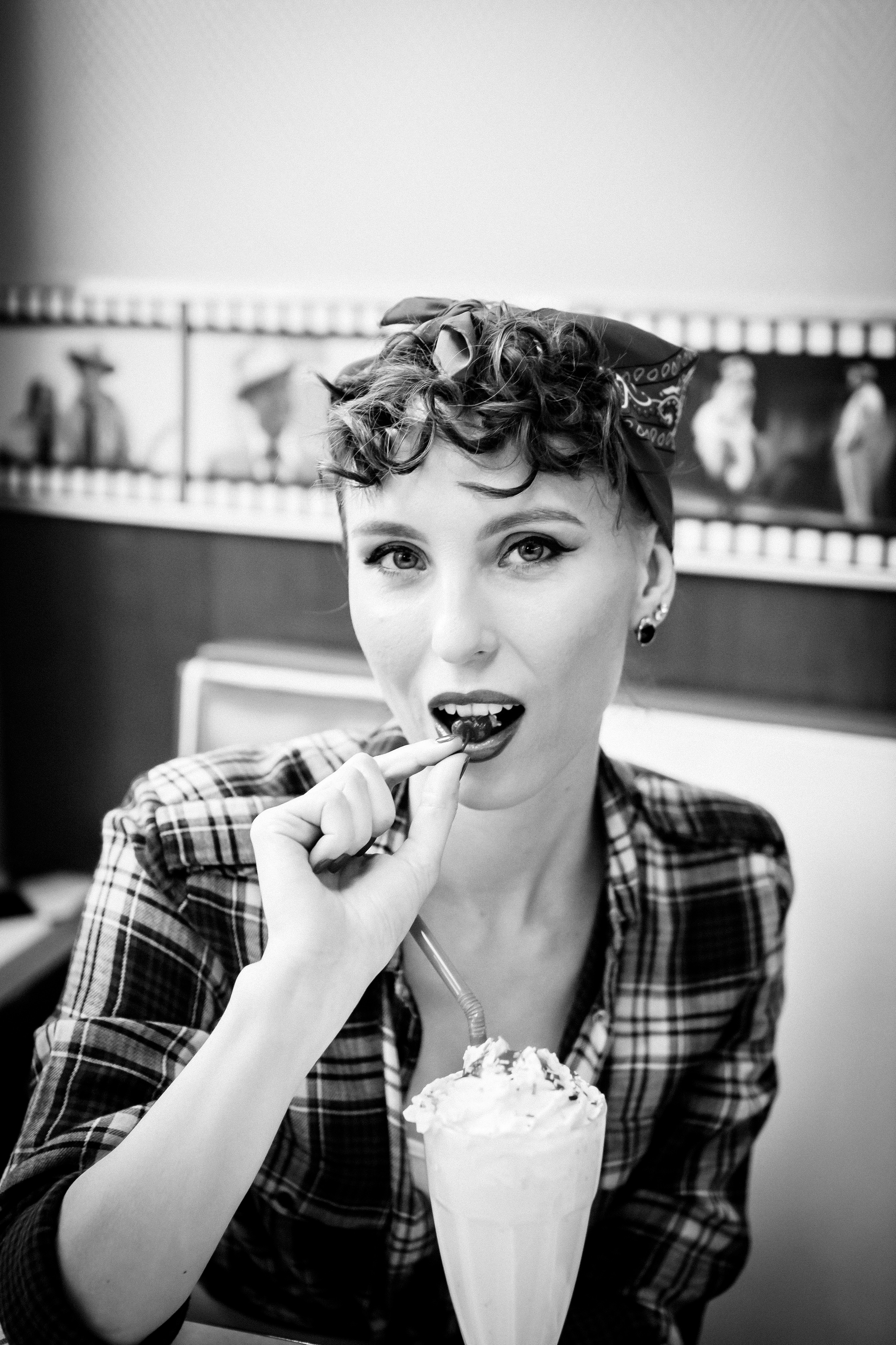 Надежда. Стилизованная сьемка. Америка 50-х. Профессиональный фотограф, Москва |Видное Елена Елизарова