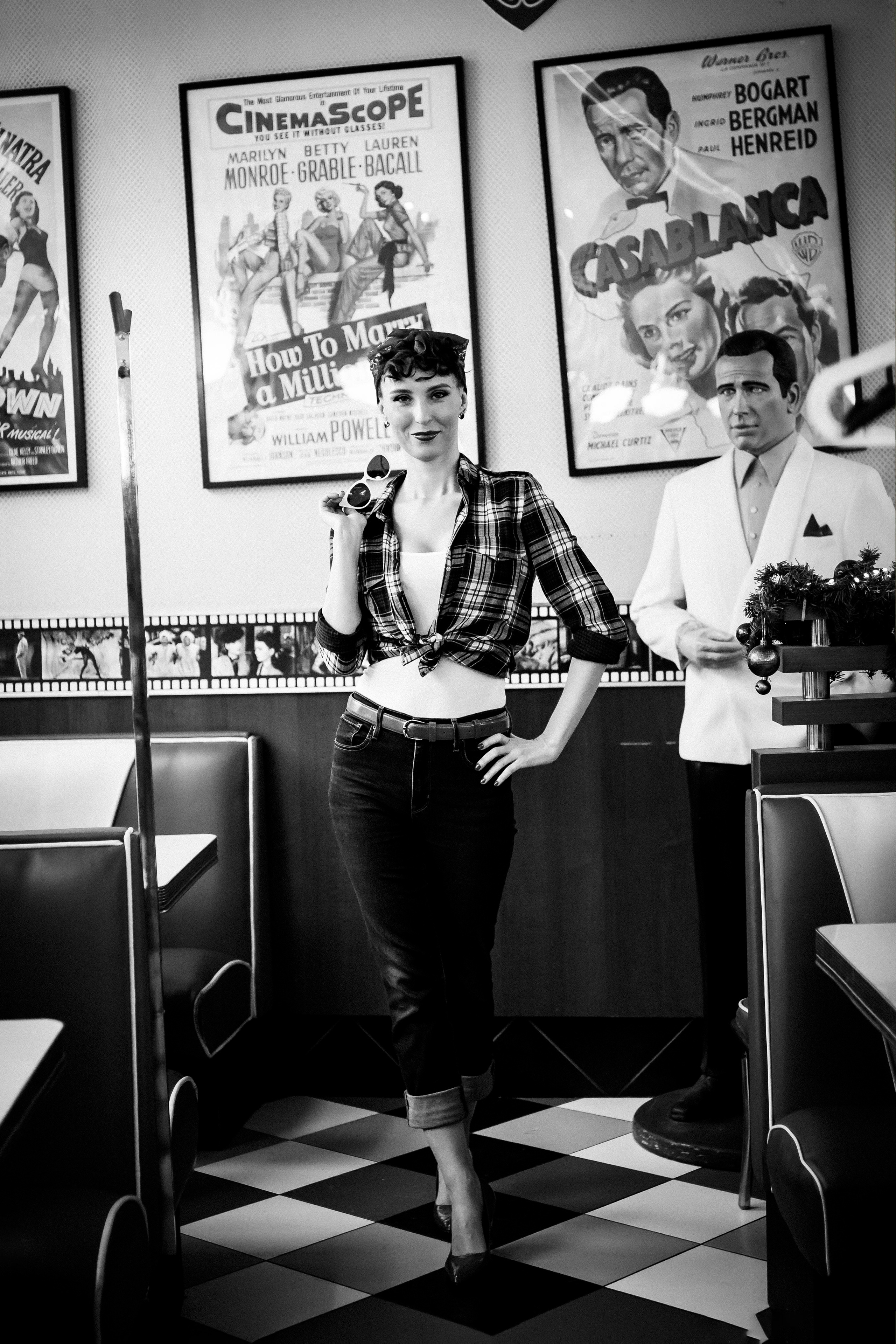 Надежда. Стилизованная сьемка. Америка 50-х. Профессиональный фотограф, Москва |Видное Елена Елизарова