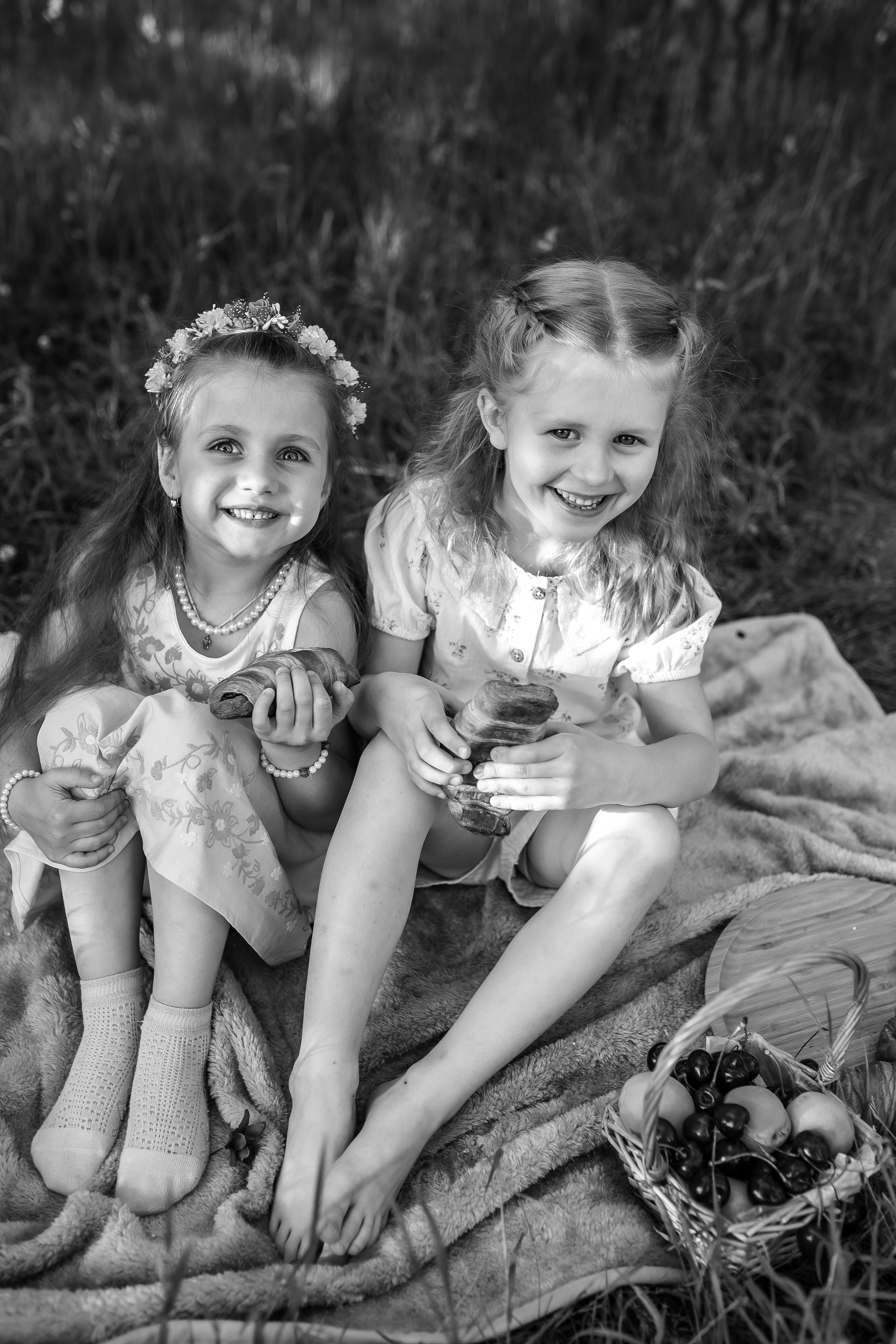 Лия и Полина. Пикник. Профессиональный фотограф, Москва |Видное Елена Елизарова