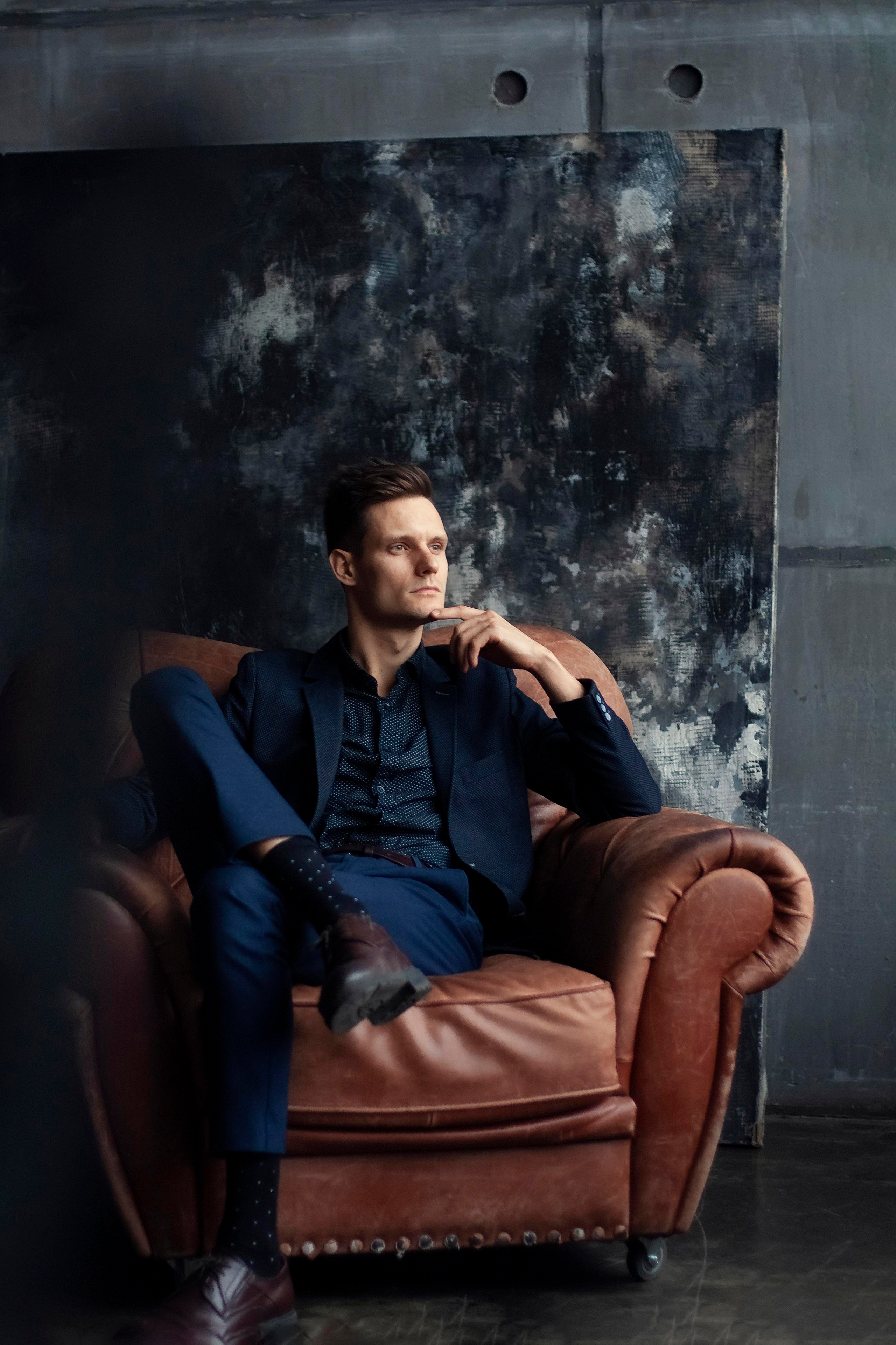 Евгений. Стильная сьемка в студии. Профессиональный фотограф, Москва |Видное Елена Елизарова