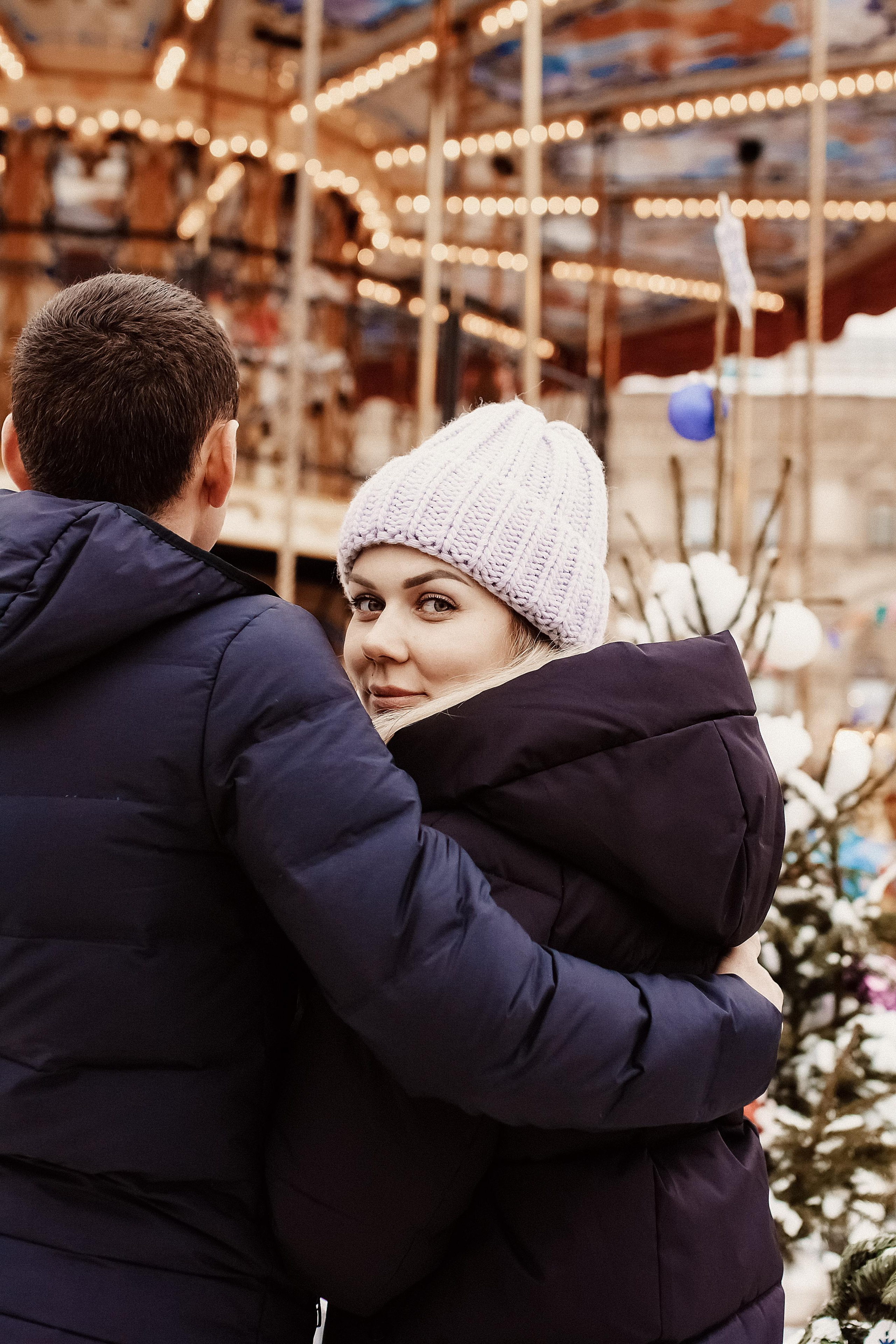 Денис и Алеся. Новогодний фотодень. Профессиональный фотограф, Москва |Видное Елена Елизарова