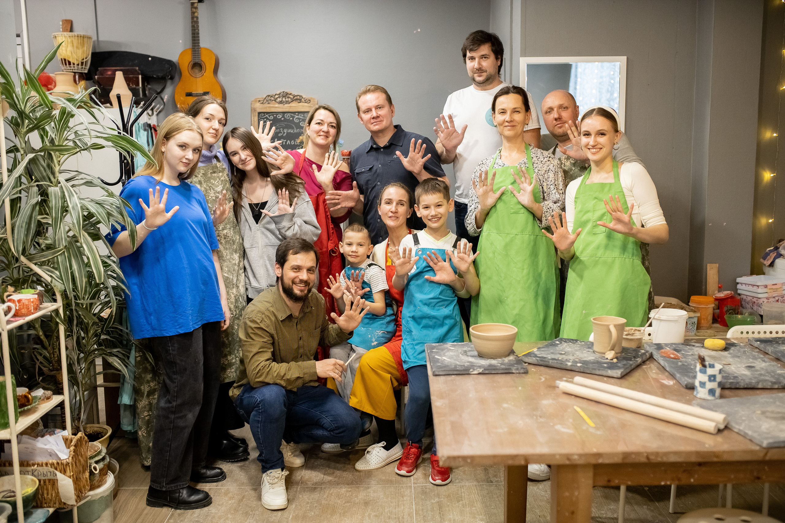 День рождения Светланы. Гончарная студия. Профессиональный фотограф, Москва |Видное Елена Елизарова