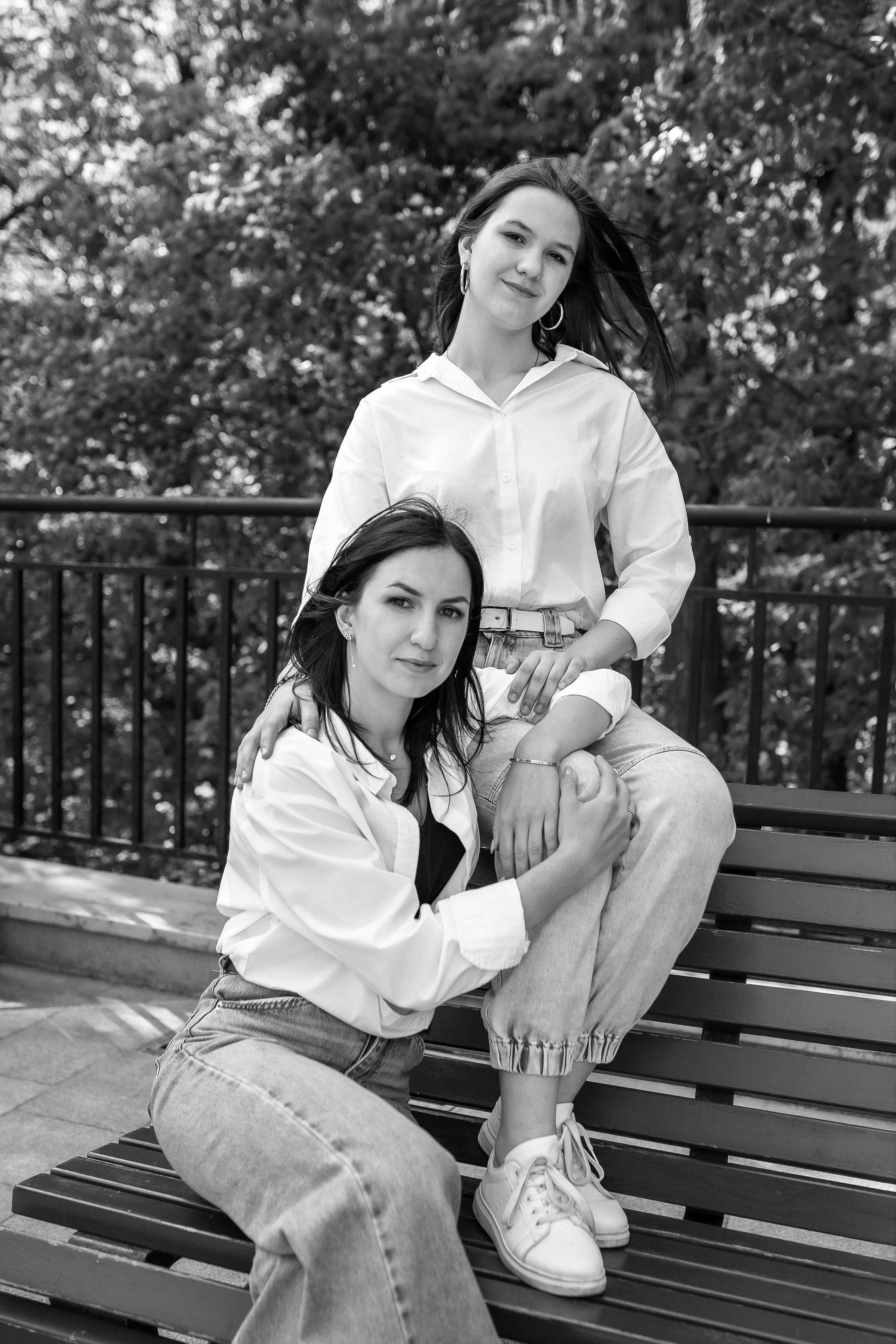 Мама и дочки. Прогулка. Профессиональный фотограф, Москва |Видное Елена Елизарова