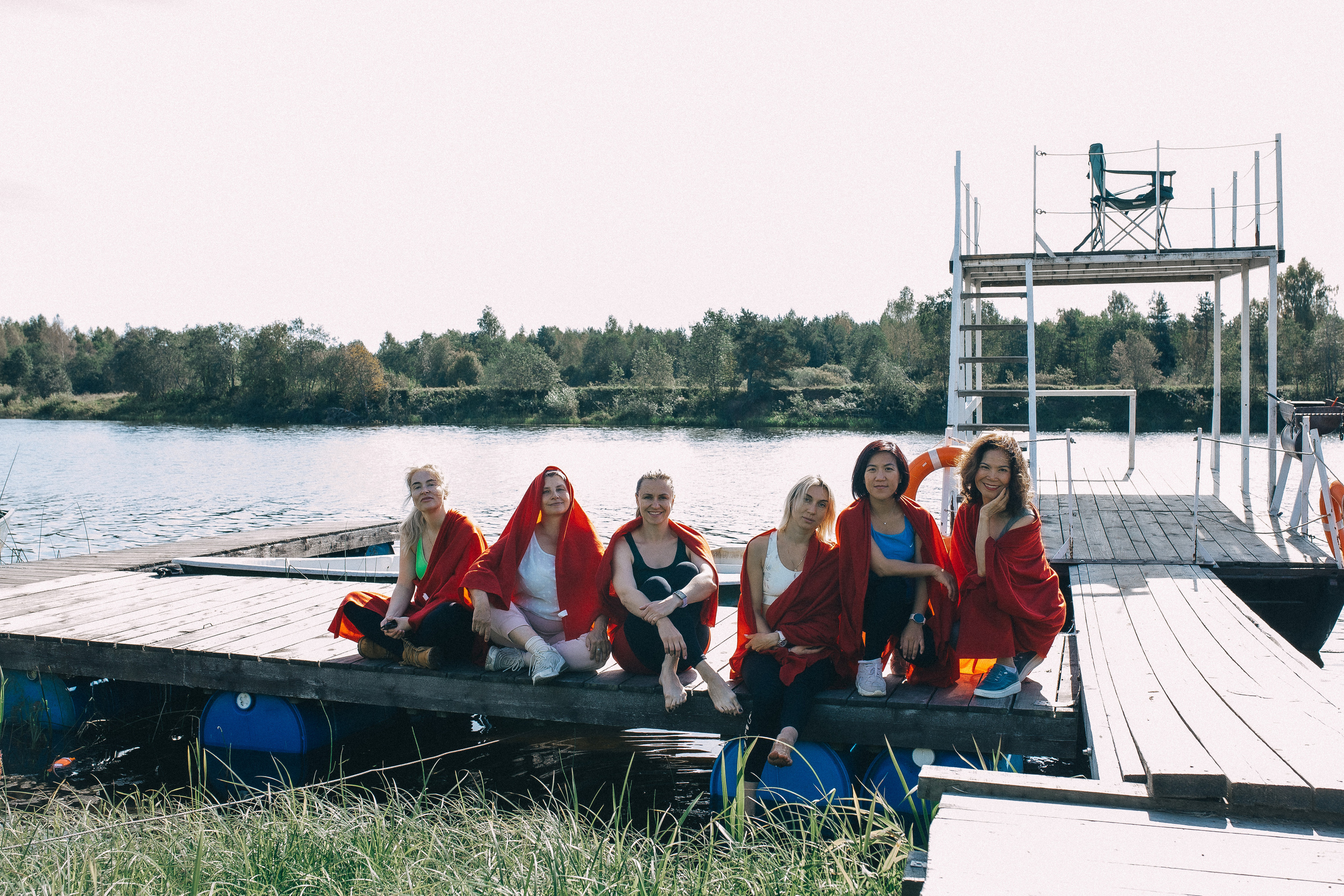 Йога дача. Идея постановочная, а эмоции неподдельные!. Профессиональный фотограф, Москва |Видное Елена Елизарова