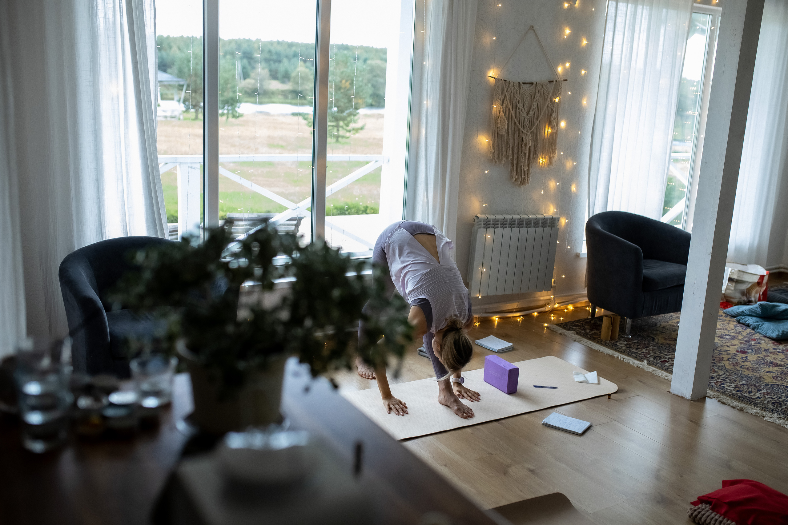Йога дача. Выезд на природу. Профессиональный фотограф, Москва |Видное Елена Елизарова