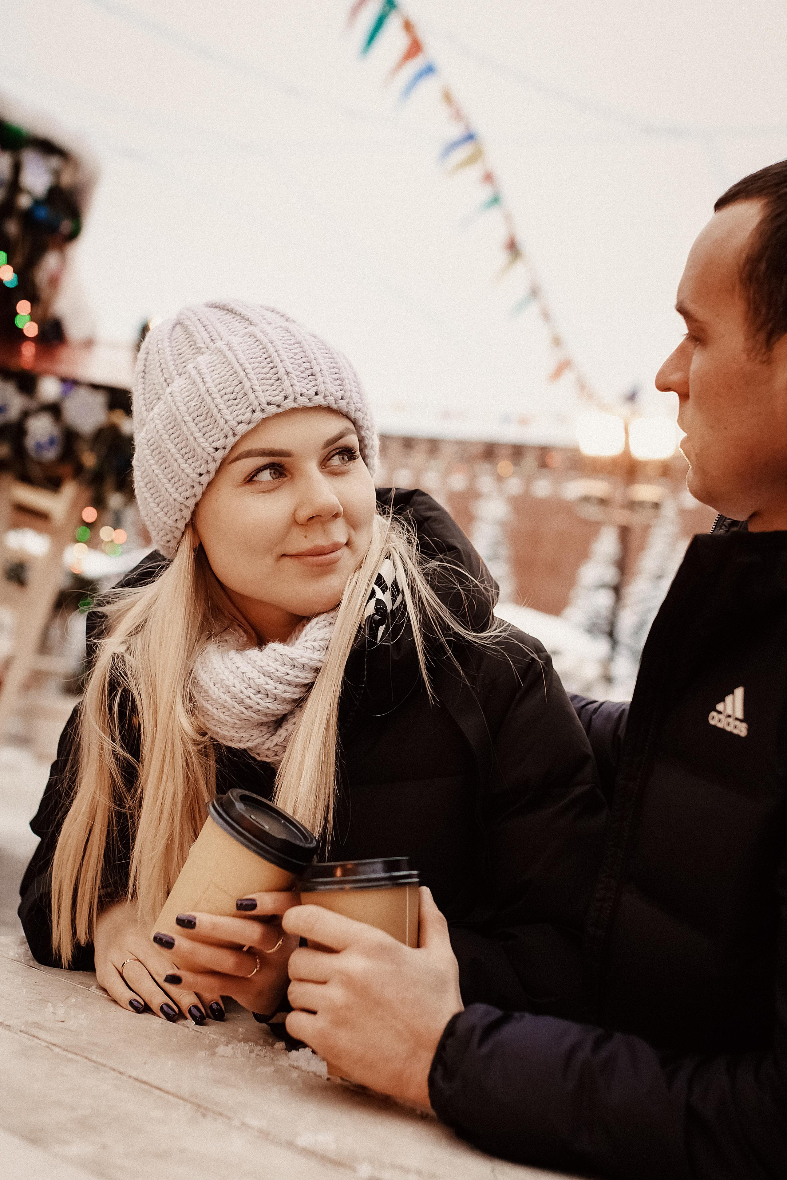 Денис и Алеся. Новогодний фотодень. Профессиональный фотограф, Москва |Видное Елена Елизарова