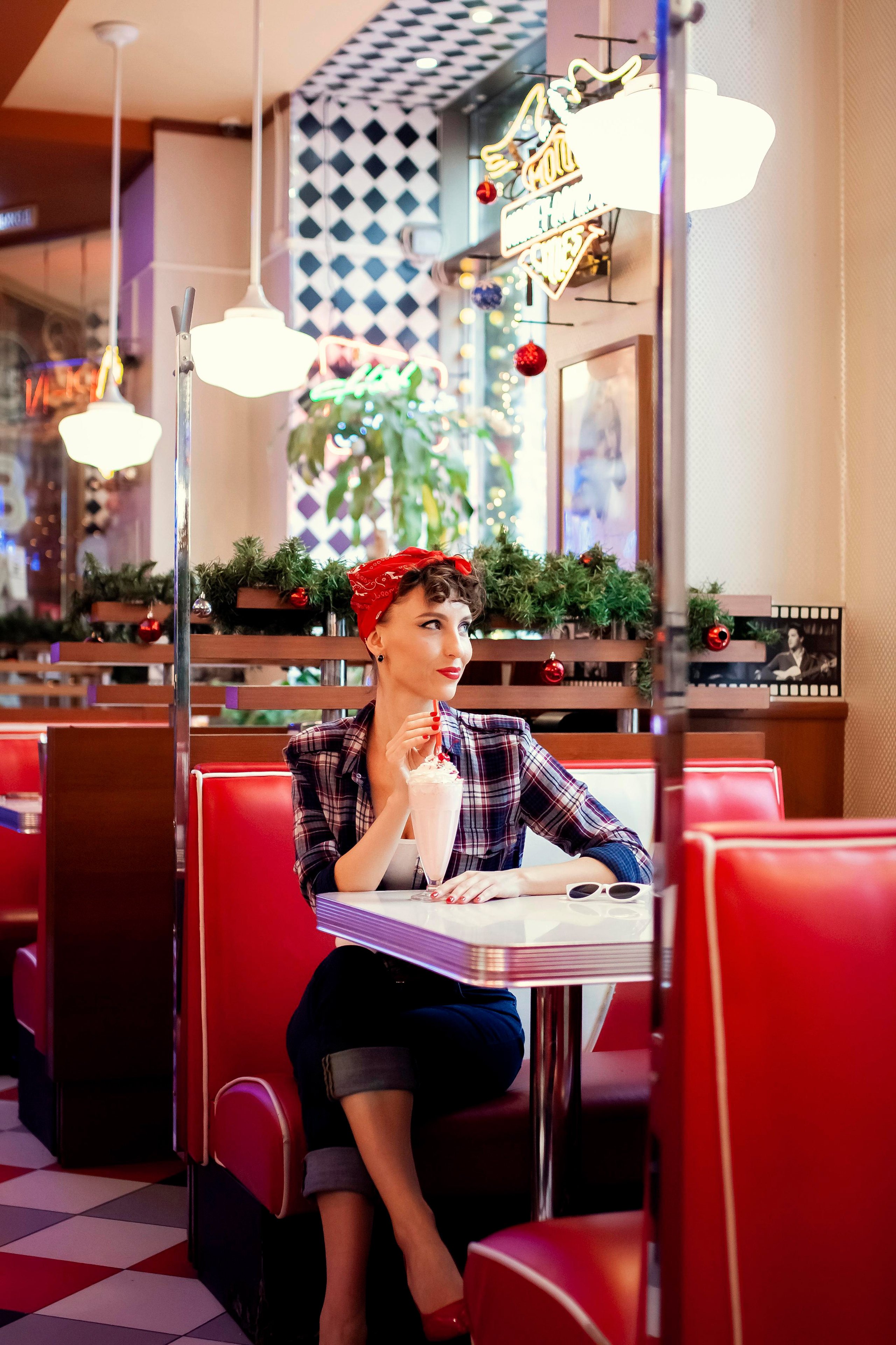 Надежда. Стилизованная сьемка. Америка 50-х. Профессиональный фотограф, Москва |Видное Елена Елизарова