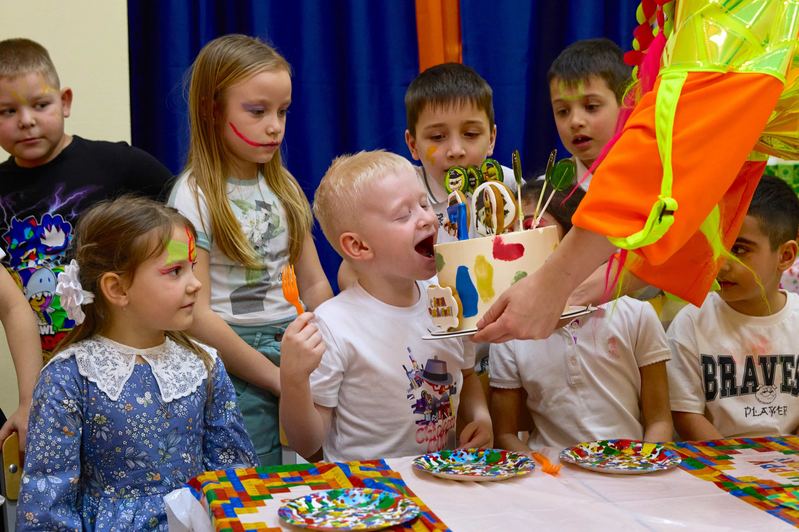 Детская фотосессия и торт