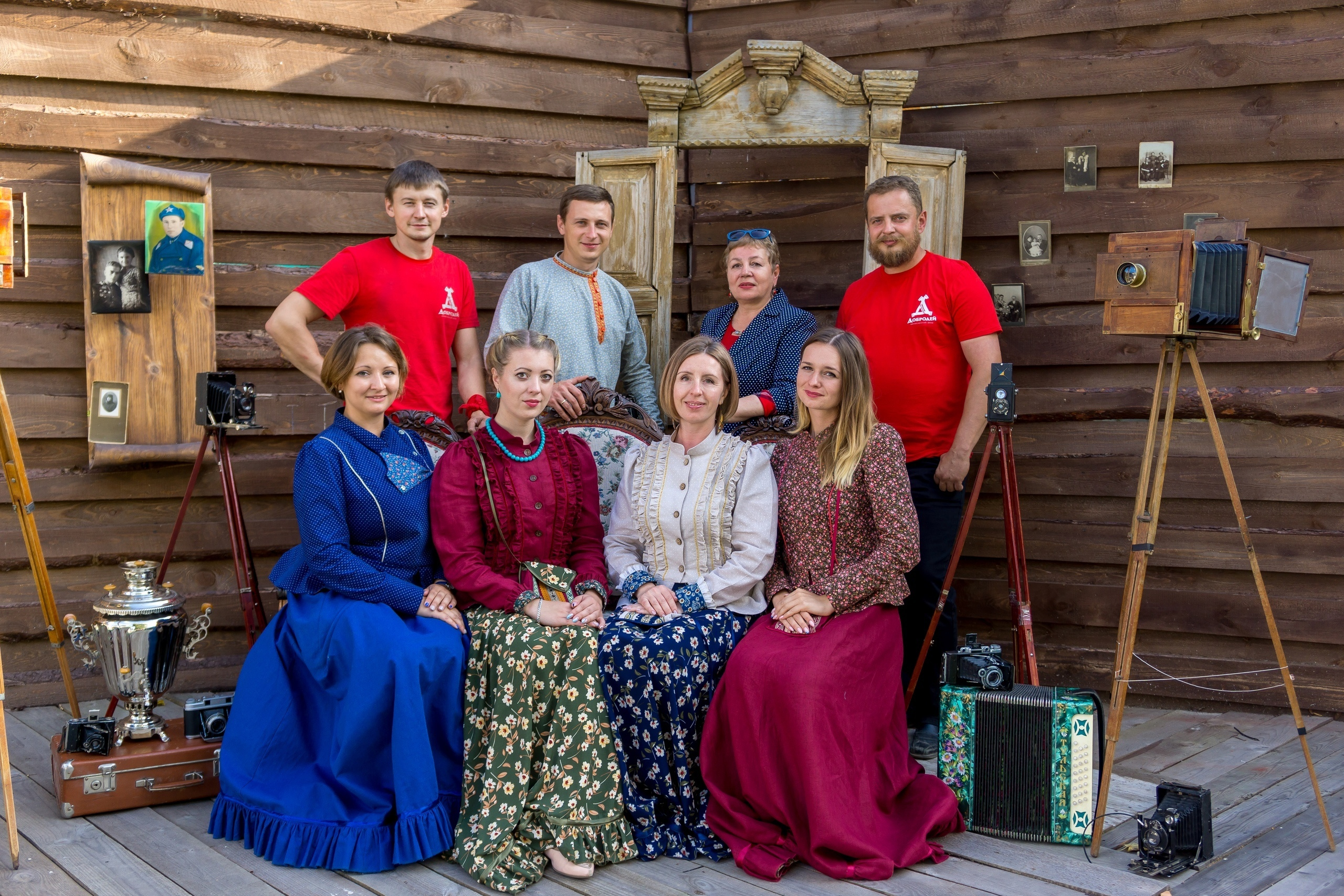 Фотозона Крупского АнДРей в «Добродее» летом. Фотограф в Туле Крупский АнДРей. Фотостудия «КАДР71» в Туле