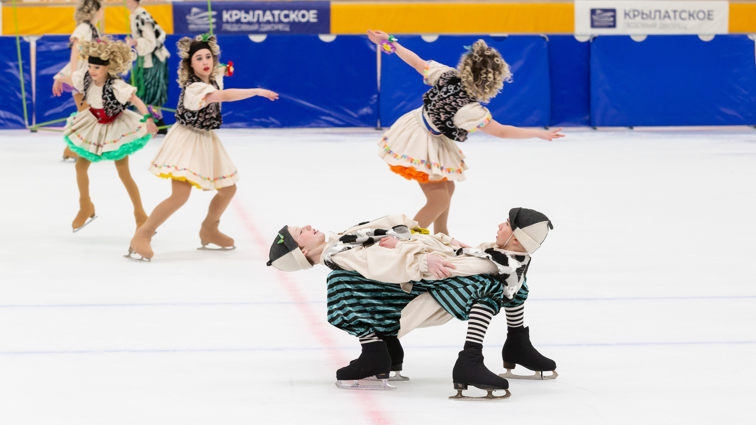 Открытый кубок Московского спорта среди спортивных балетов на льду. Детский театр на льду «АЛЕКО» 2024. Репортажный фотограф в Москве