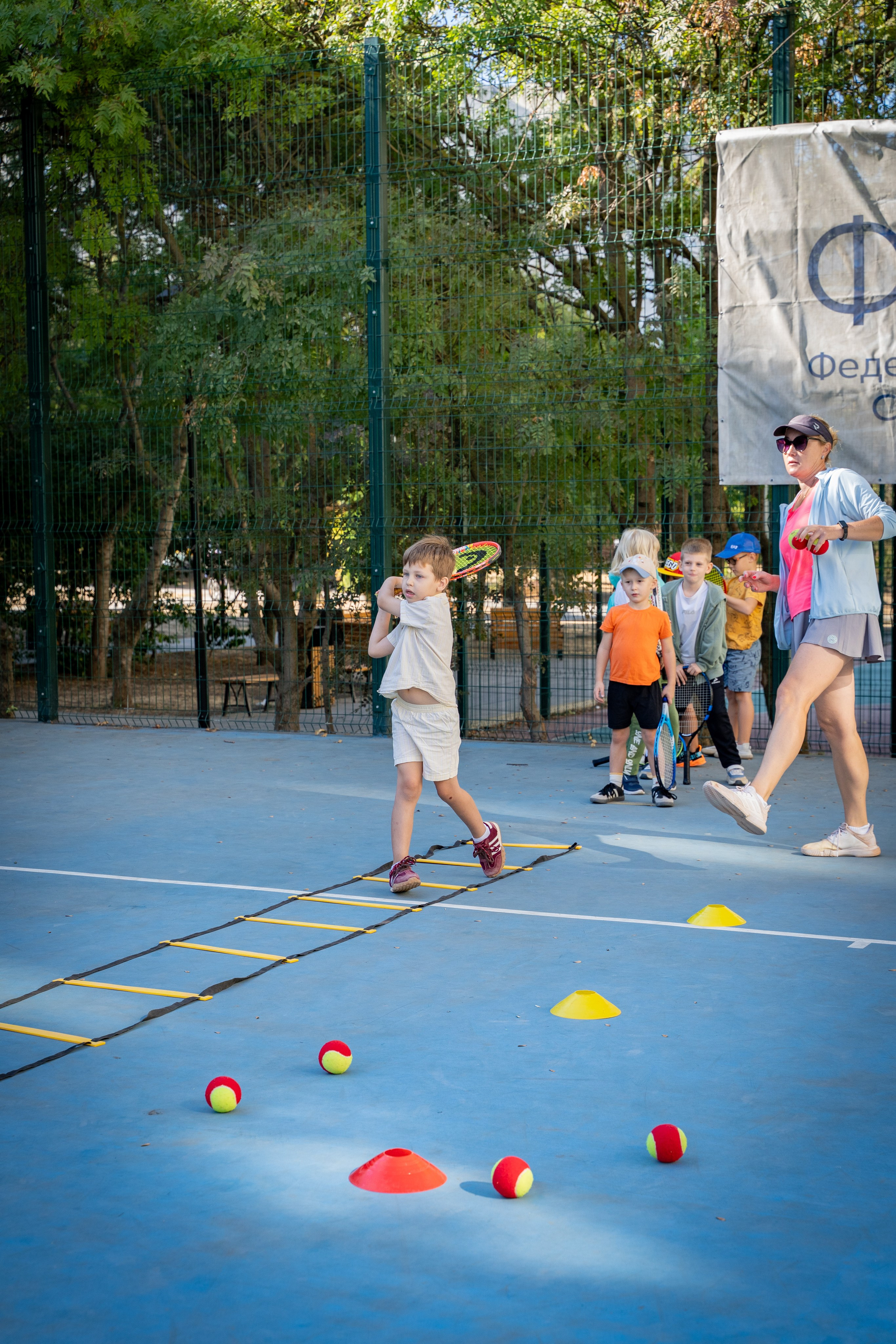 Федерация тенниса Севастополь. Малыши. Анастасия Дунаева. Фотограф в Севастополе