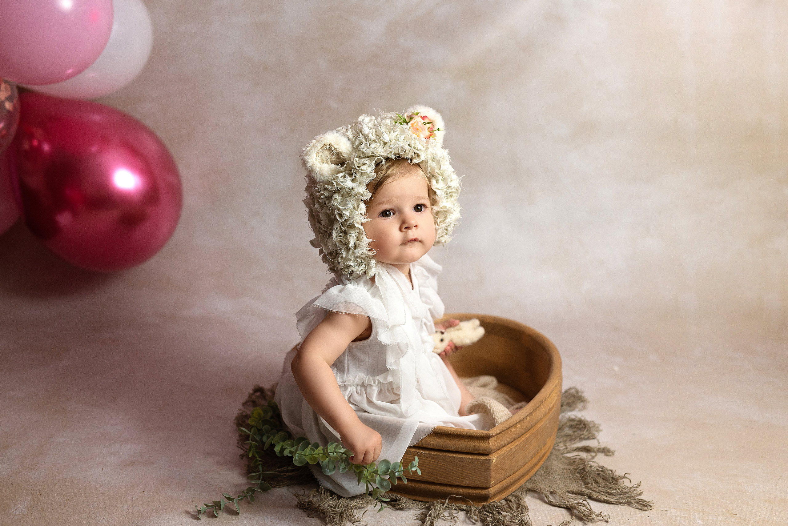 Анюта 1 год. Фотограф новорождённых и семейный фотограф в Иваново Любовь Капранова