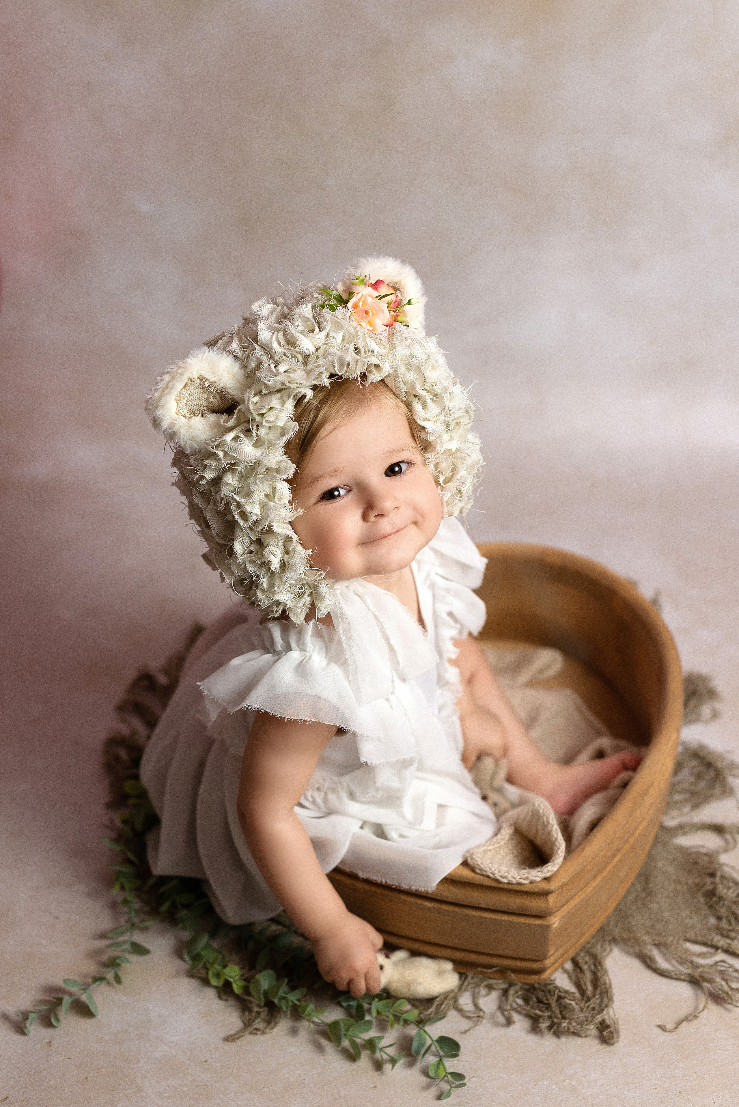 Анюта 1 год. Фотограф новорождённых и семейный фотограф в Иваново Любовь Капранова