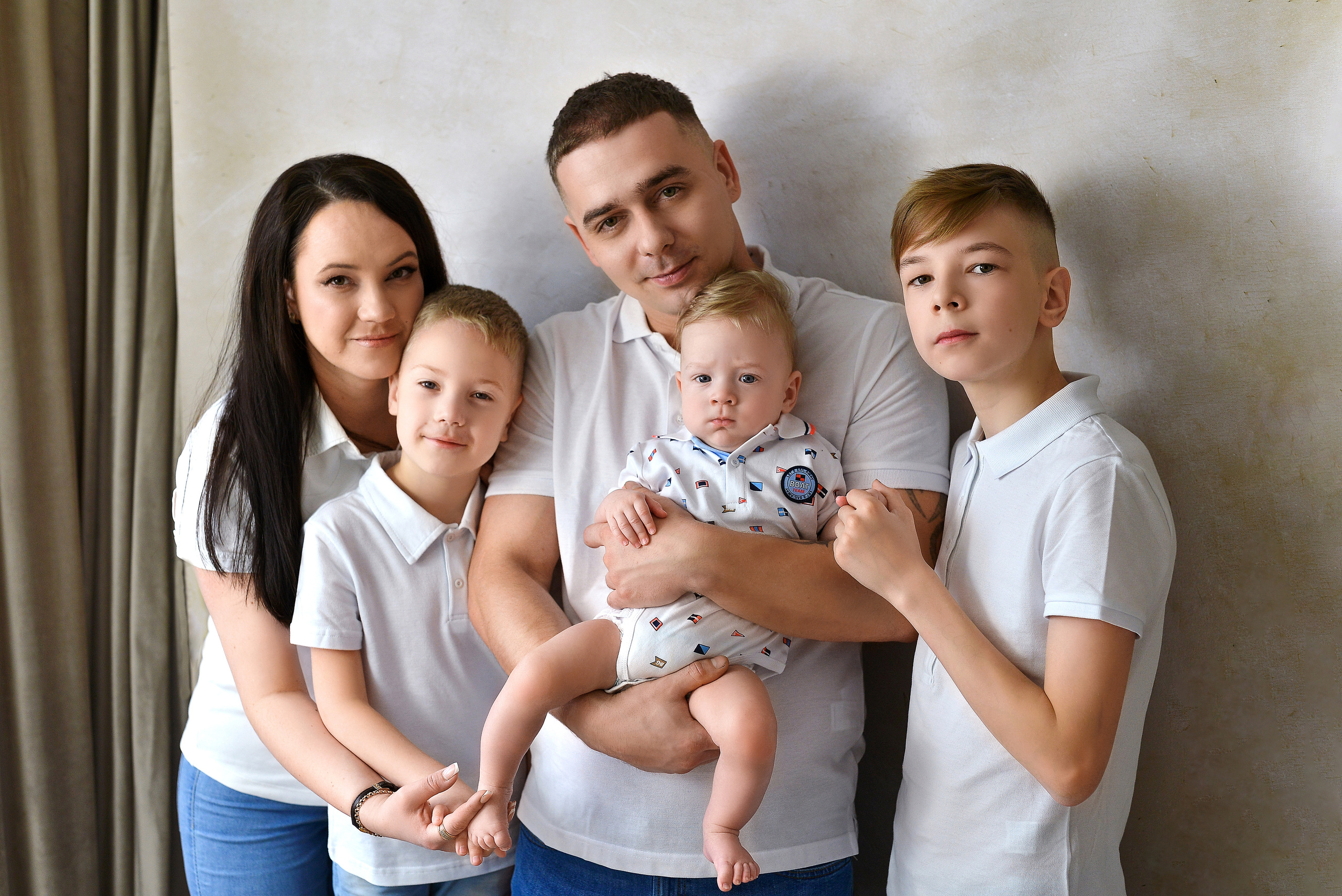 Алексей 4 месяца. Фотограф новорождённых и семейный фотограф в Иваново Любовь Капранова