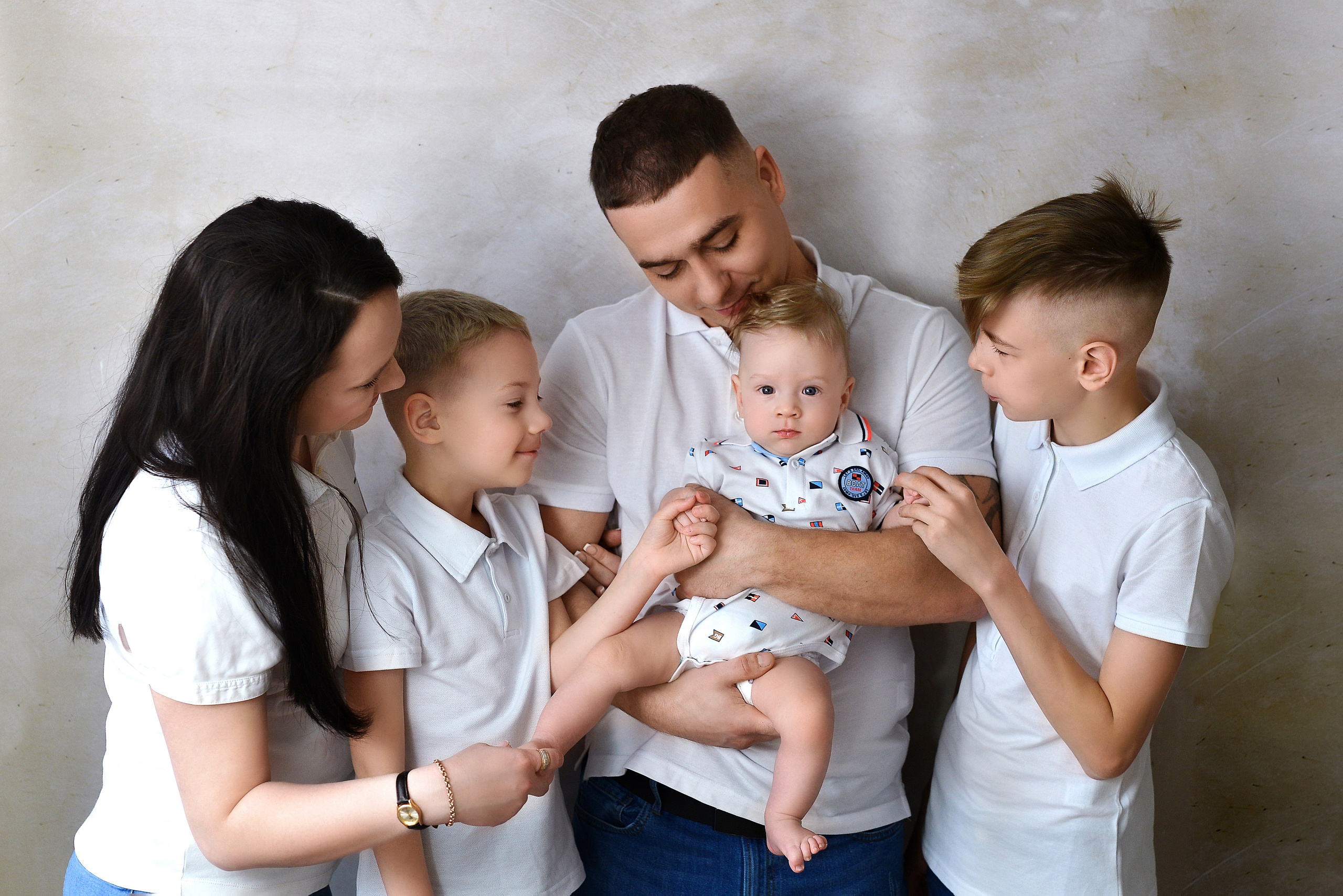 Алексей 4 месяца. Фотограф новорождённых и семейный фотограф в Иваново Любовь Капранова