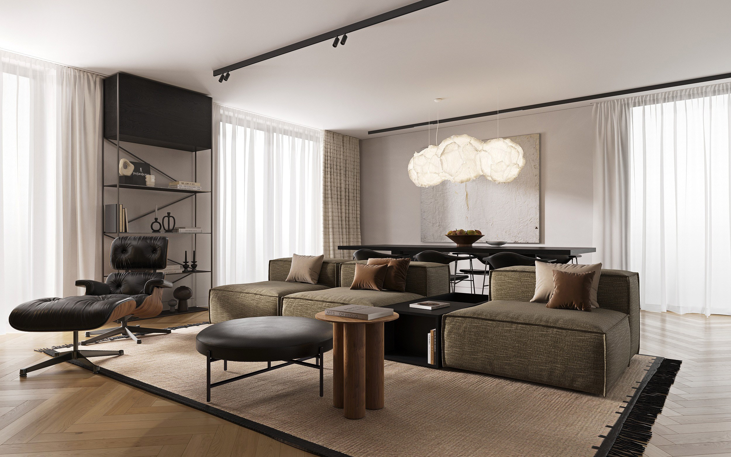 Apartment 'G'. Interior visualization
