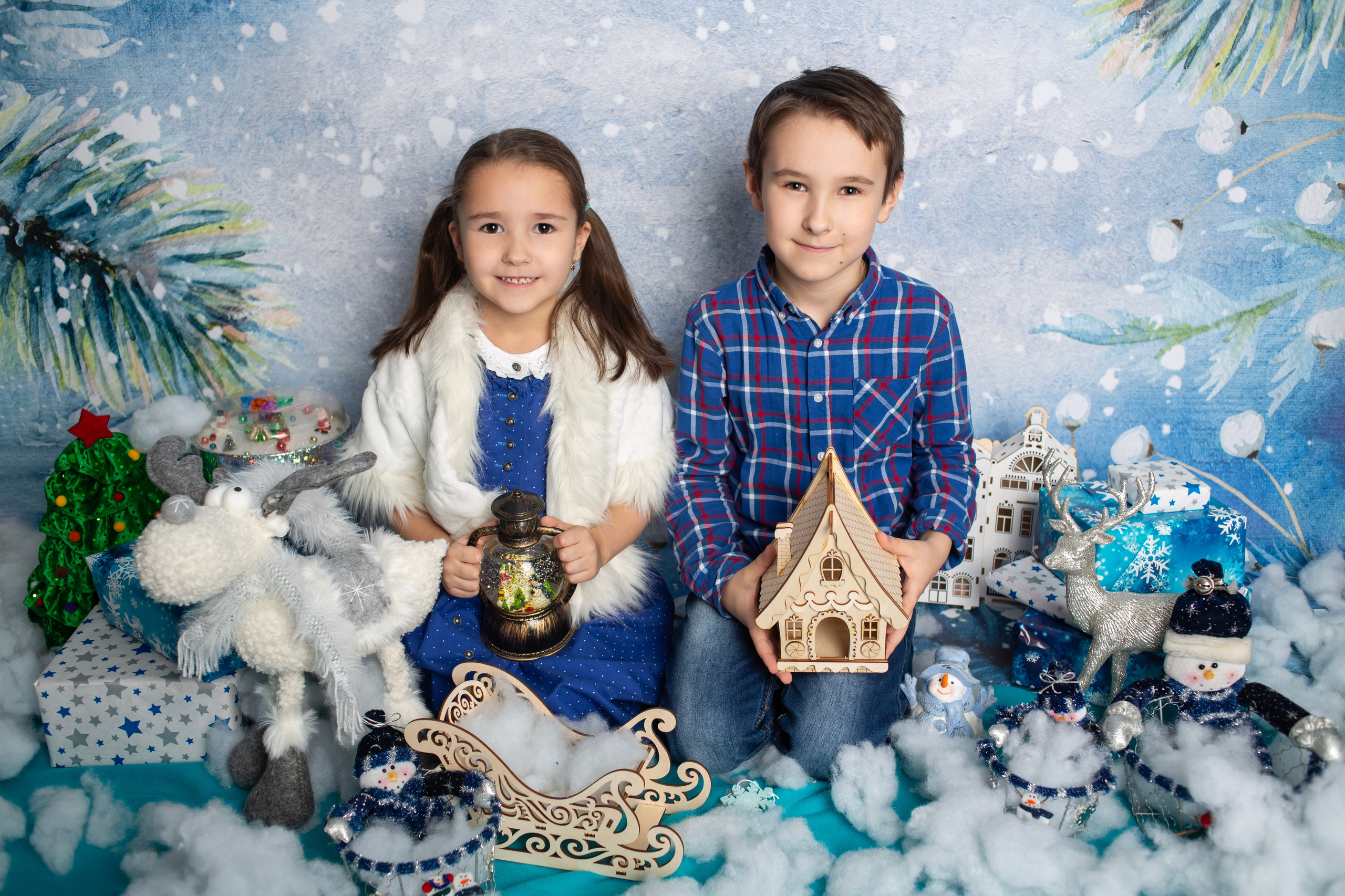 Фотозона в Мкр Красногорский — голубая. Семейный и детский фотограф в Москве и МО — Александра