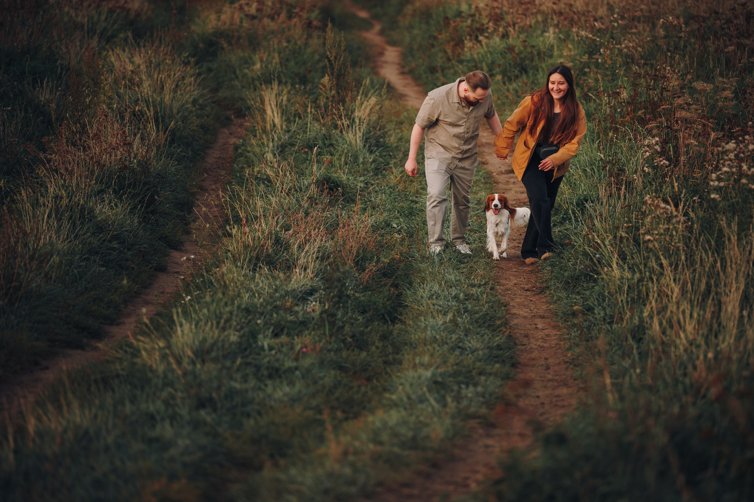 Семейная фотосессия с питомцем. Семейный фотограф анималист Ананьева Мария — Москва